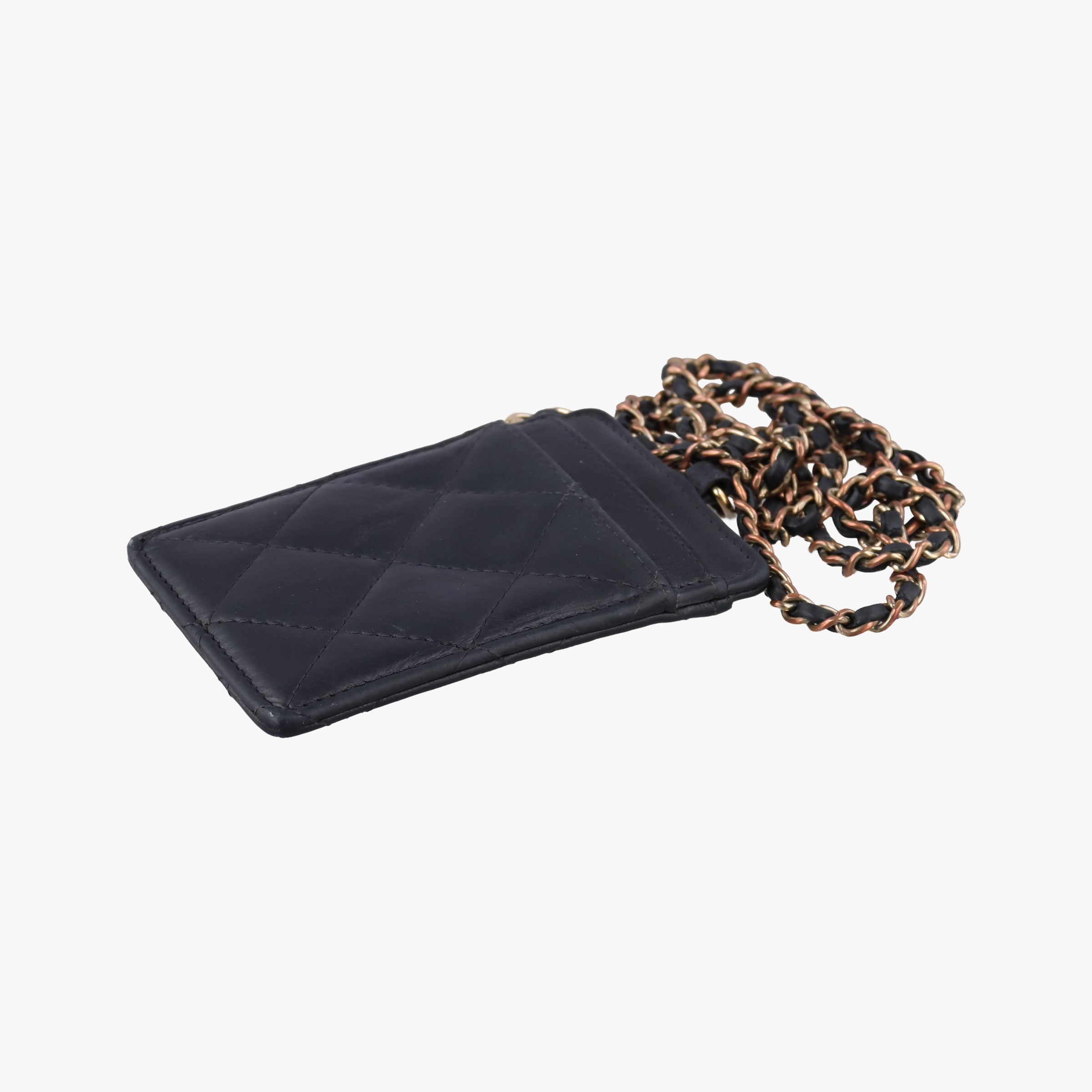 CC Logo Matelasse Card Case Black lambskin AP0711 28444971ココマーク マトラッセ カードケース ブラック ラムスキン AP0711 28444971