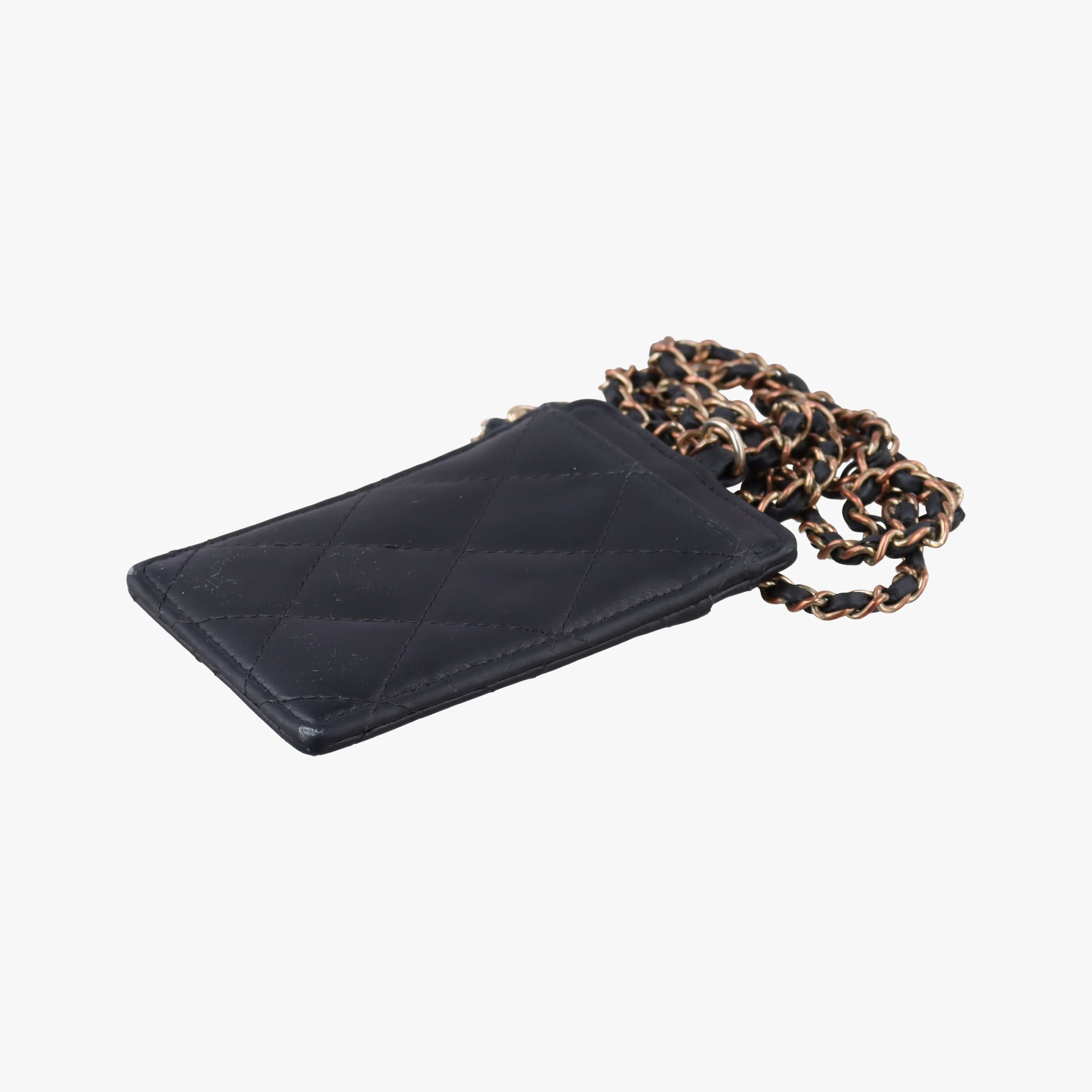 CC Logo Matelasse Card Case Black lambskin AP0711 28444971ココマーク マトラッセ カードケース ブラック ラムスキン AP0711 28444971