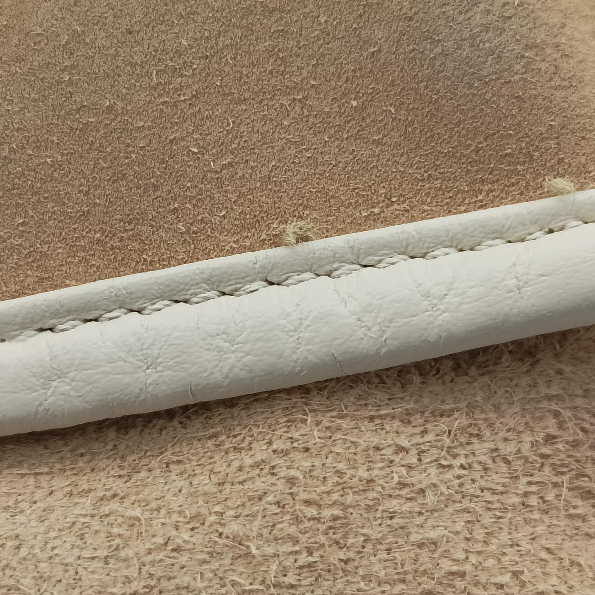 Amazona White×Beige Suede×leather アマソナ ホワイト×ベージュ スエード×レザー