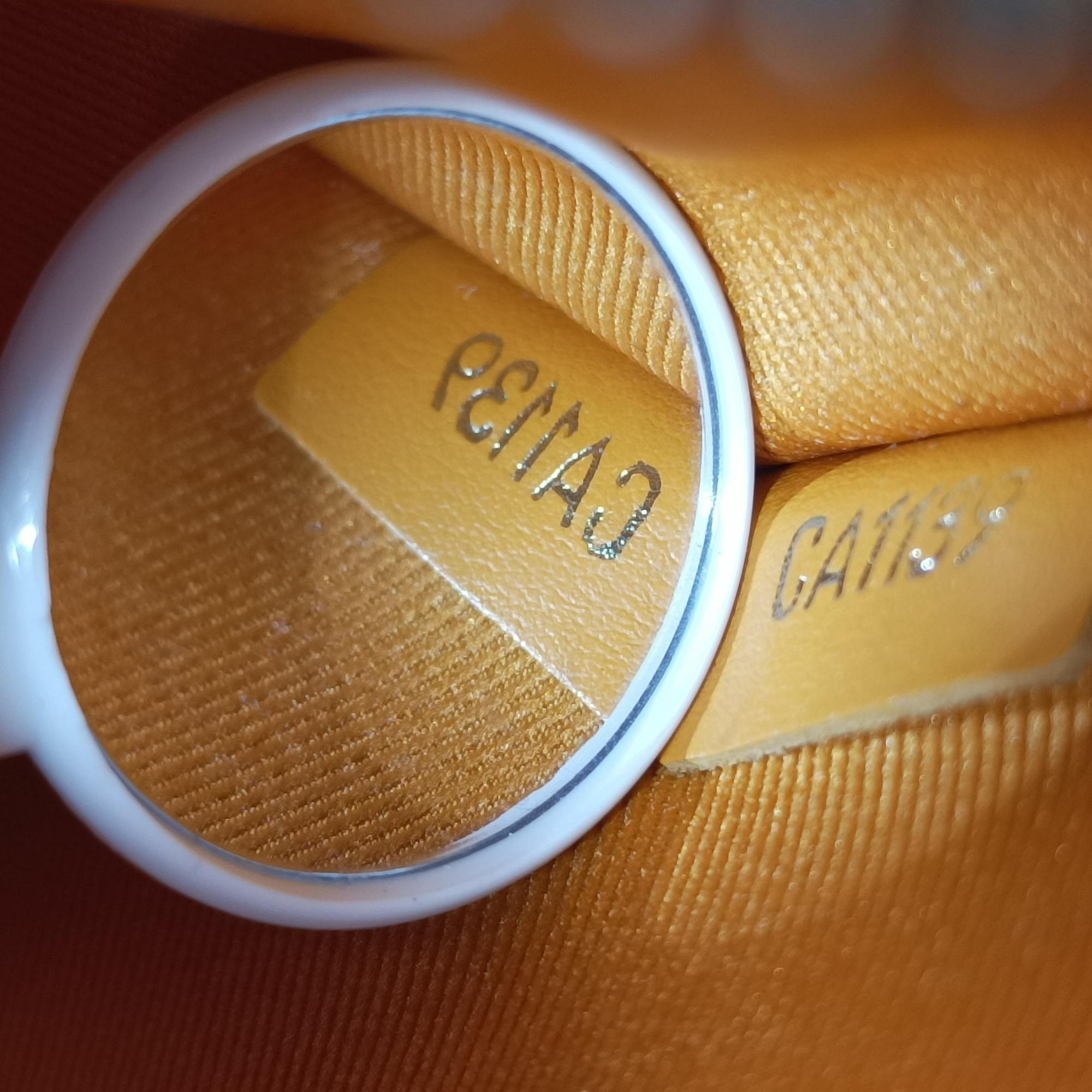 Flat Messenger White×orange White Monogram Canvas x Ocher Monogram Denim M44640 CA1139フラットメッセンジャー ブロン×オレンジ ホワイトモノグラムキャンバス×オーカーモノグラムデニム M44640 CA1139