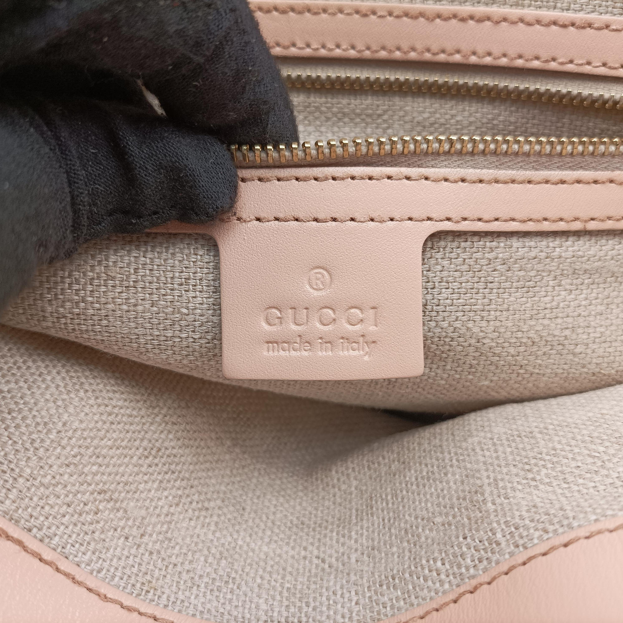 Horsebit Medium Hasler Ivory×Pink×Multicolor canvas×leather 137385 ホースビット ミディアム ハスラー アイボリー×ピンク×マルチカラー キャンバス×レザー 137385