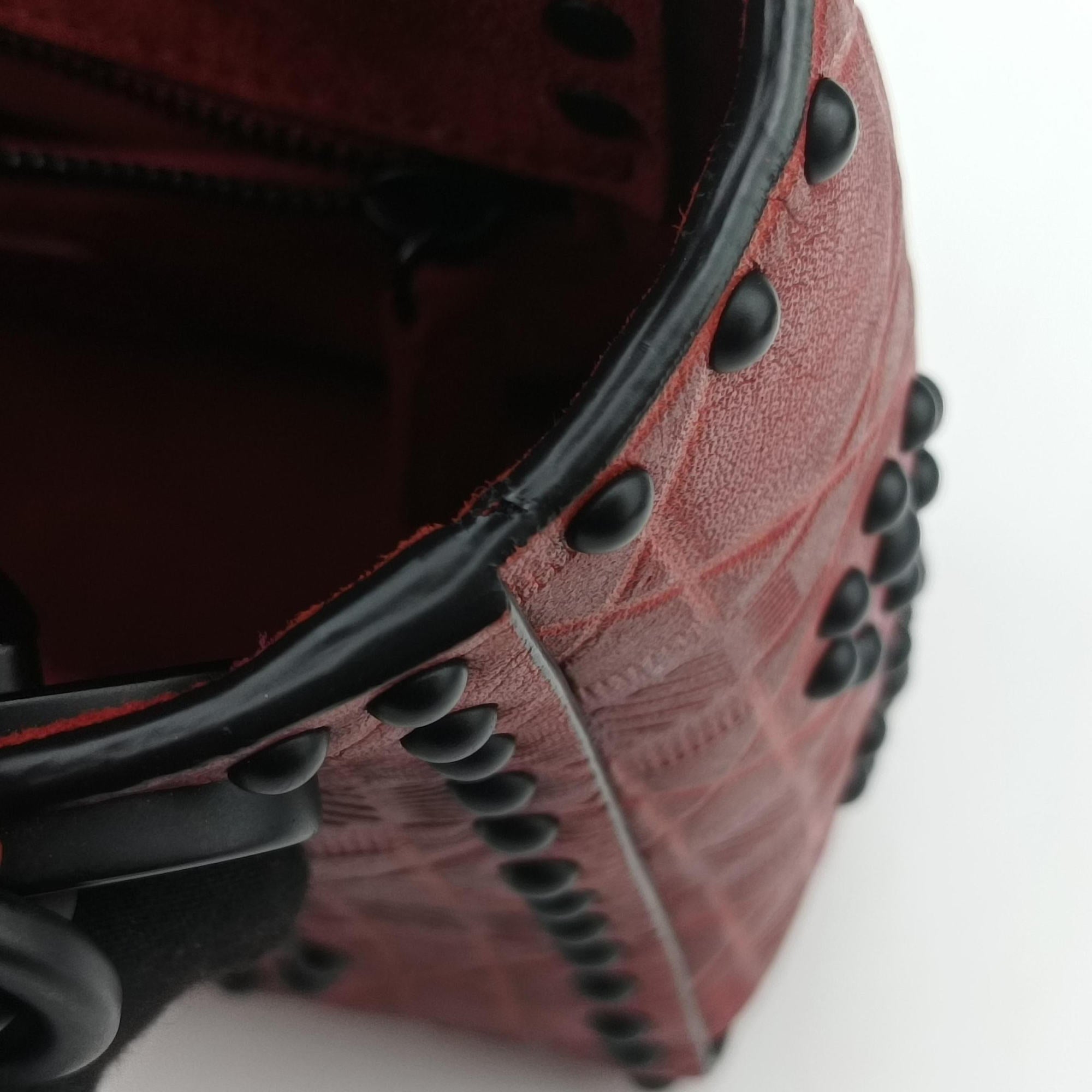 Lady Dior Red Leather 35-MA-0148レディ ディオール ミニ レッド レザー 35-MA-0148