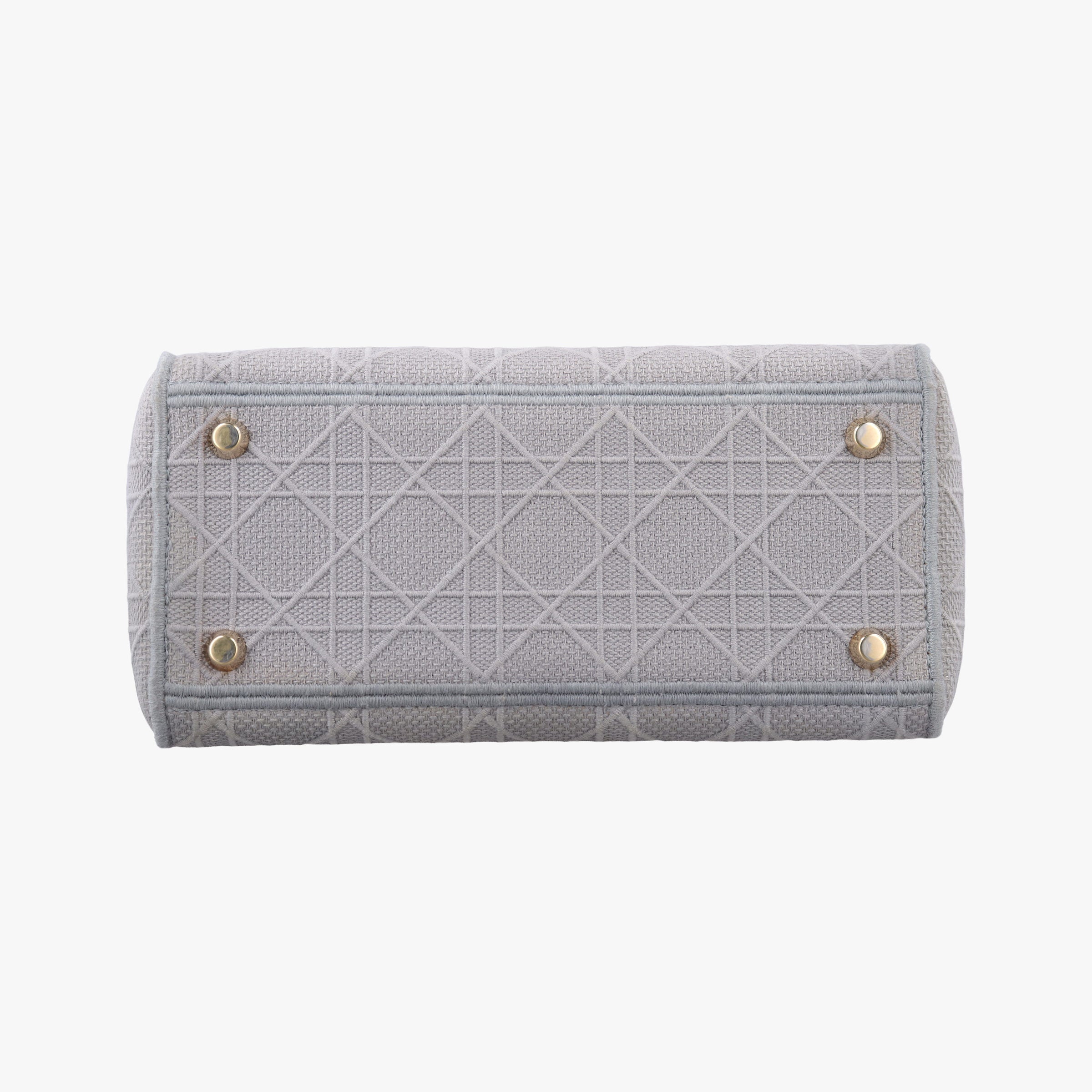 Lady Dior D-lite Grey Jacquard 50-MA-0220 IC Chipレディディオール D-lite グレー ジャガード 50-MA-0220 ICチップ