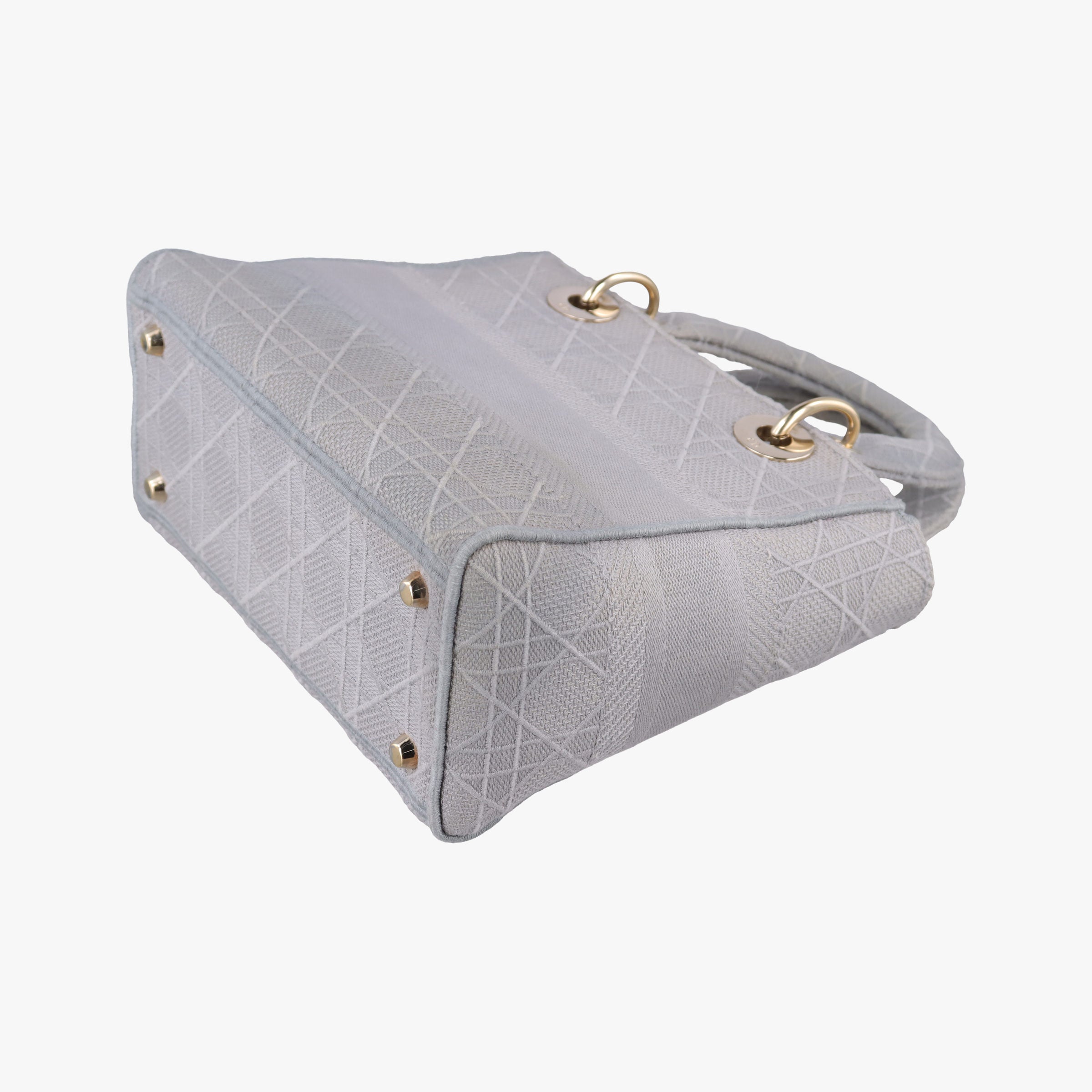 Lady Dior D-lite Grey Jacquard 50-MA-0220 IC Chipレディディオール D-lite グレー ジャガード 50-MA-0220 ICチップ