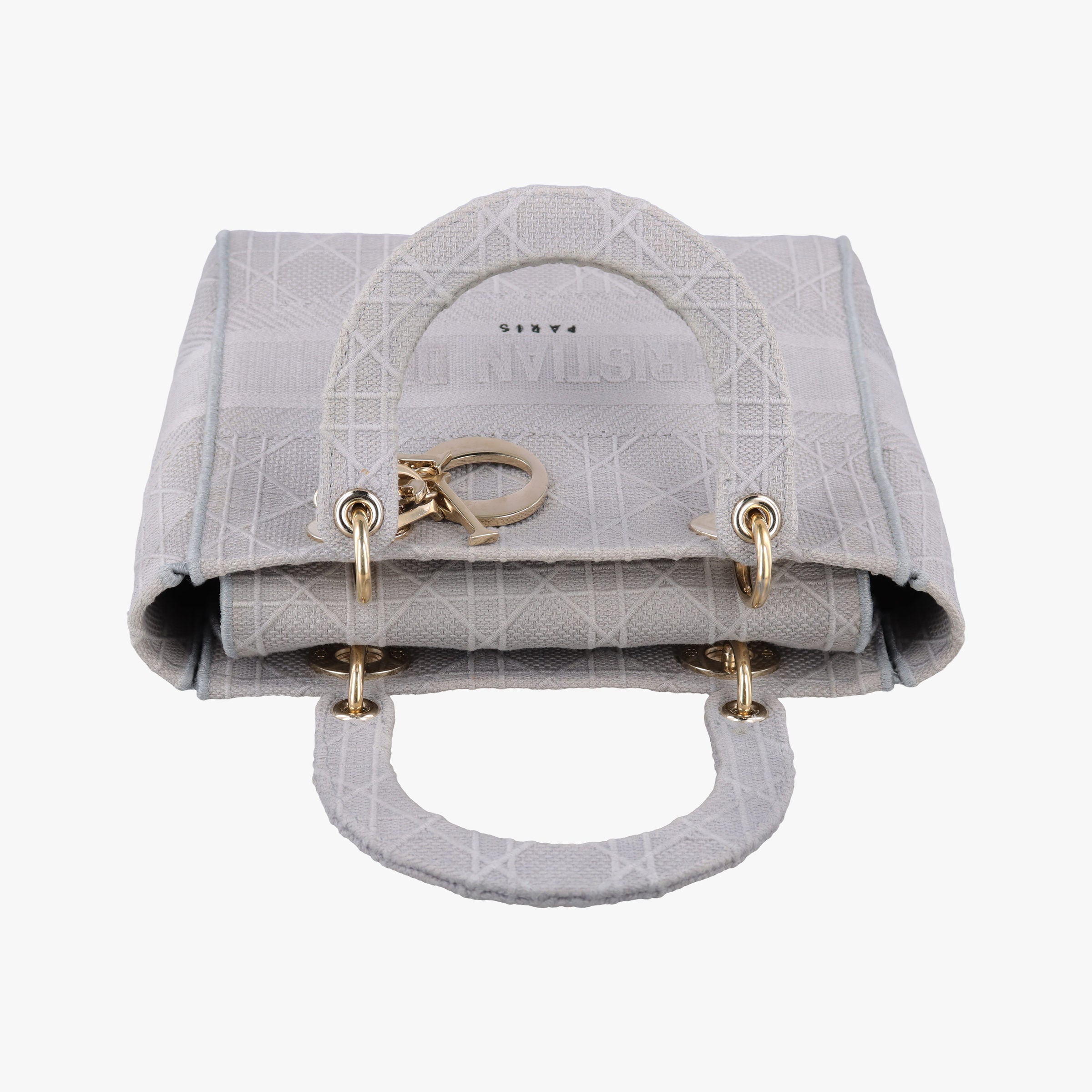 Lady Dior D-lite Grey Jacquard 50-MA-0220 IC Chipレディディオール D-lite グレー ジャガード 50-MA-0220 ICチップ