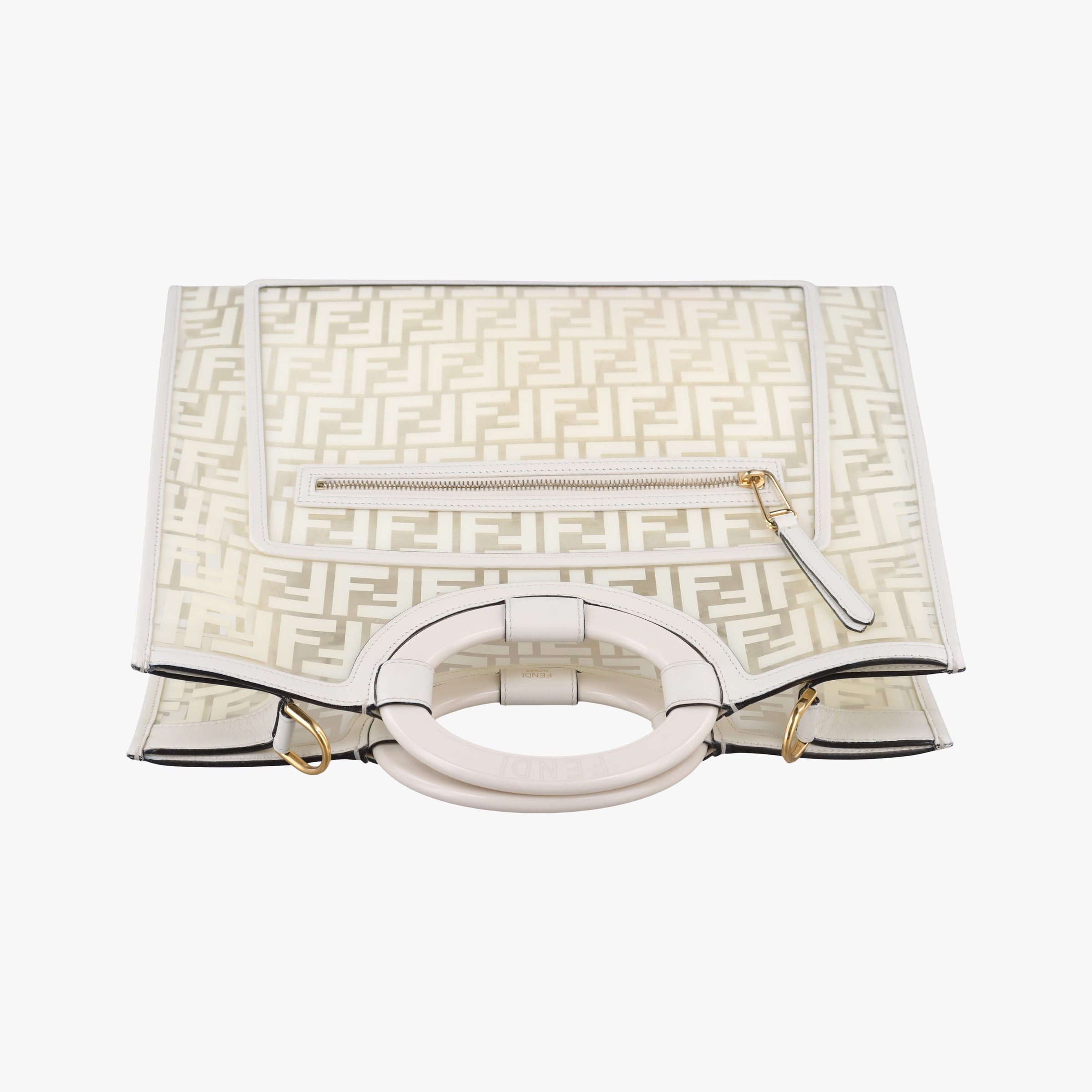 Runaway Shopper White PVC coated canvas 8BH360 8BH360-A7S0-198-8762ラナウェイショッパー ホワイト PVCコーティングキャンバス 8BH360 8BH360-A7S0-198-8762