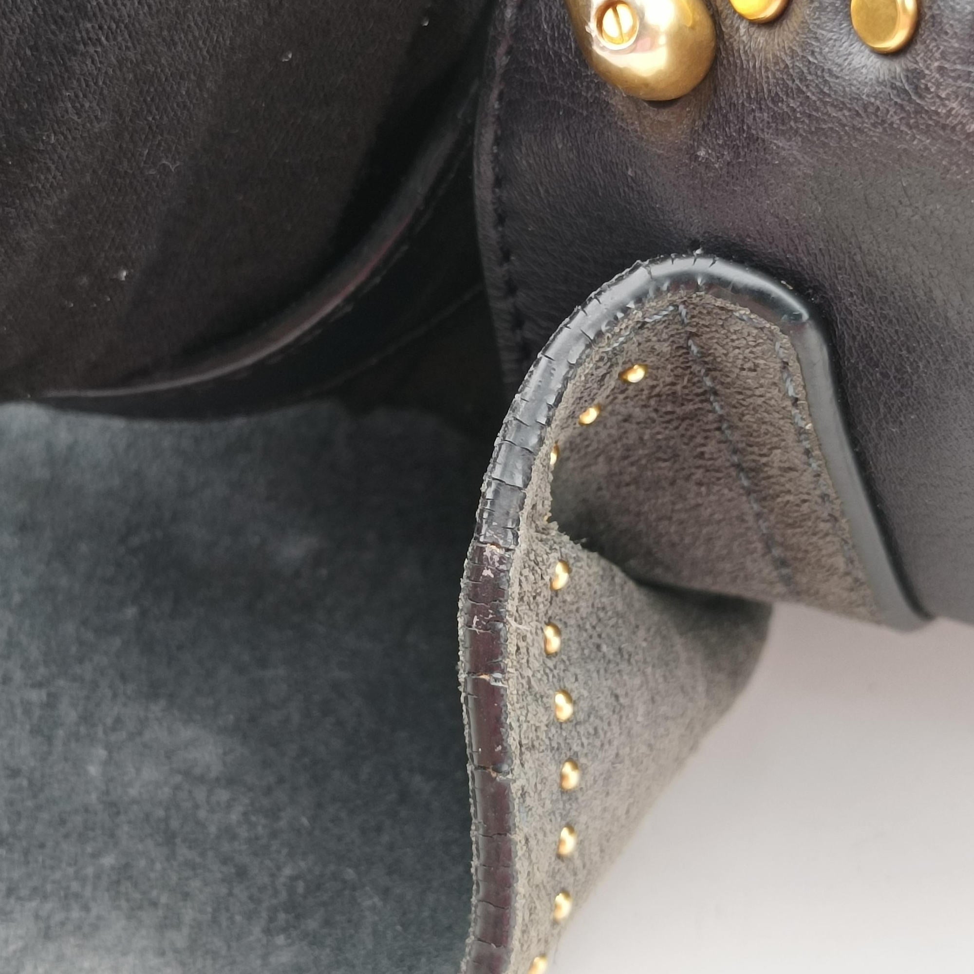 Hudson Gray × Black Suede × Leather 04 16 70 65ハドソン グレー × ブラック スエード×レザー 04 16 70 65