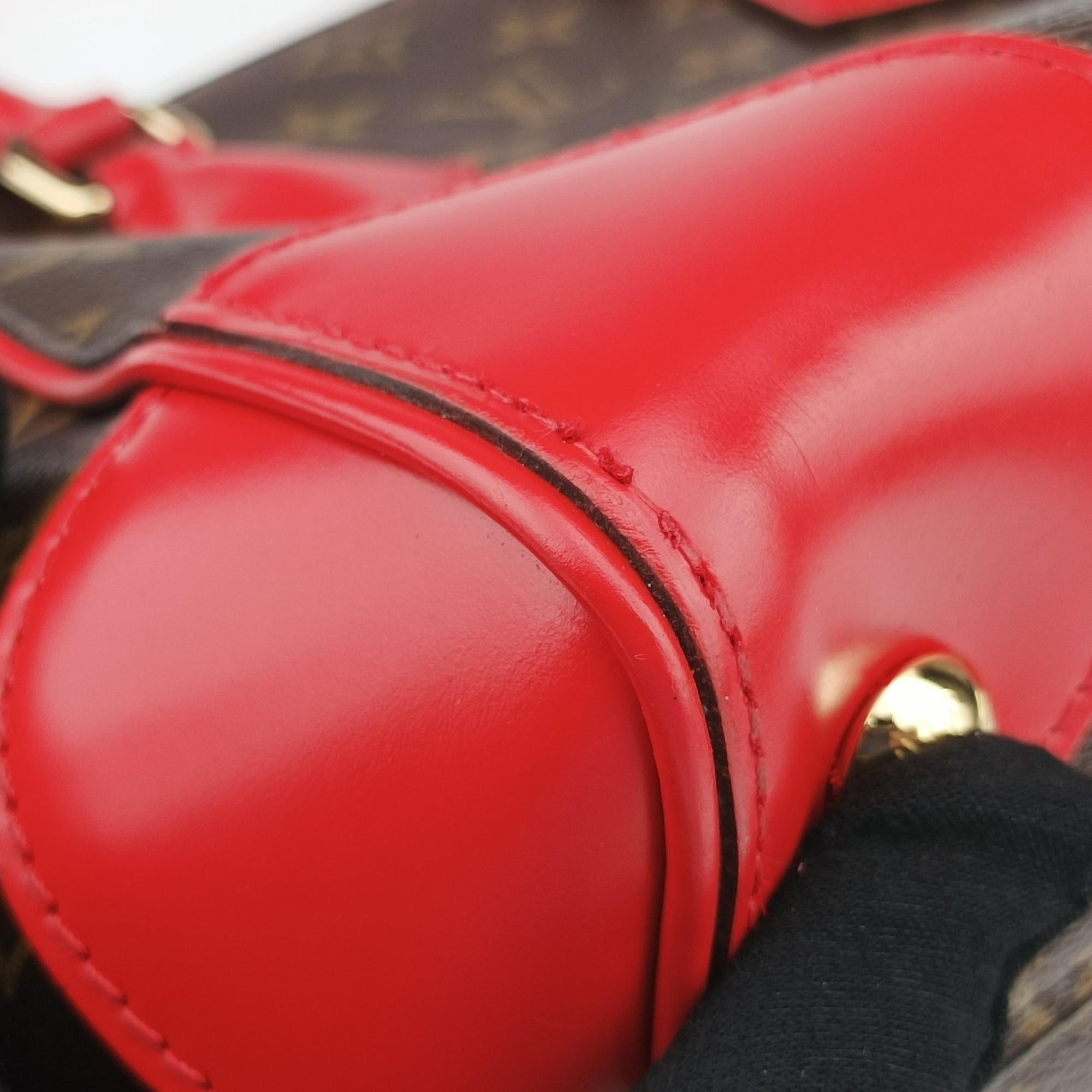 PHENIX PM brown×COQUELICOT Monogram Canvas×calf leather M41537 CA5105フェニックスPM モノグラム/ブラウン×コクリコ モノグラムキャンバス×カーフレザー M41537 CA5105