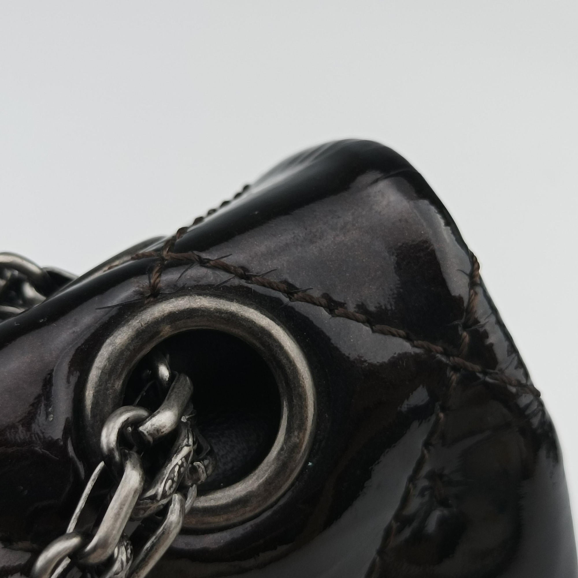 2.55 double flap Matelasse Burgundy Patent Leather A37587 157861282.55 ダブルフラップマトラッセ ワインレッド パテント A37587 15786128