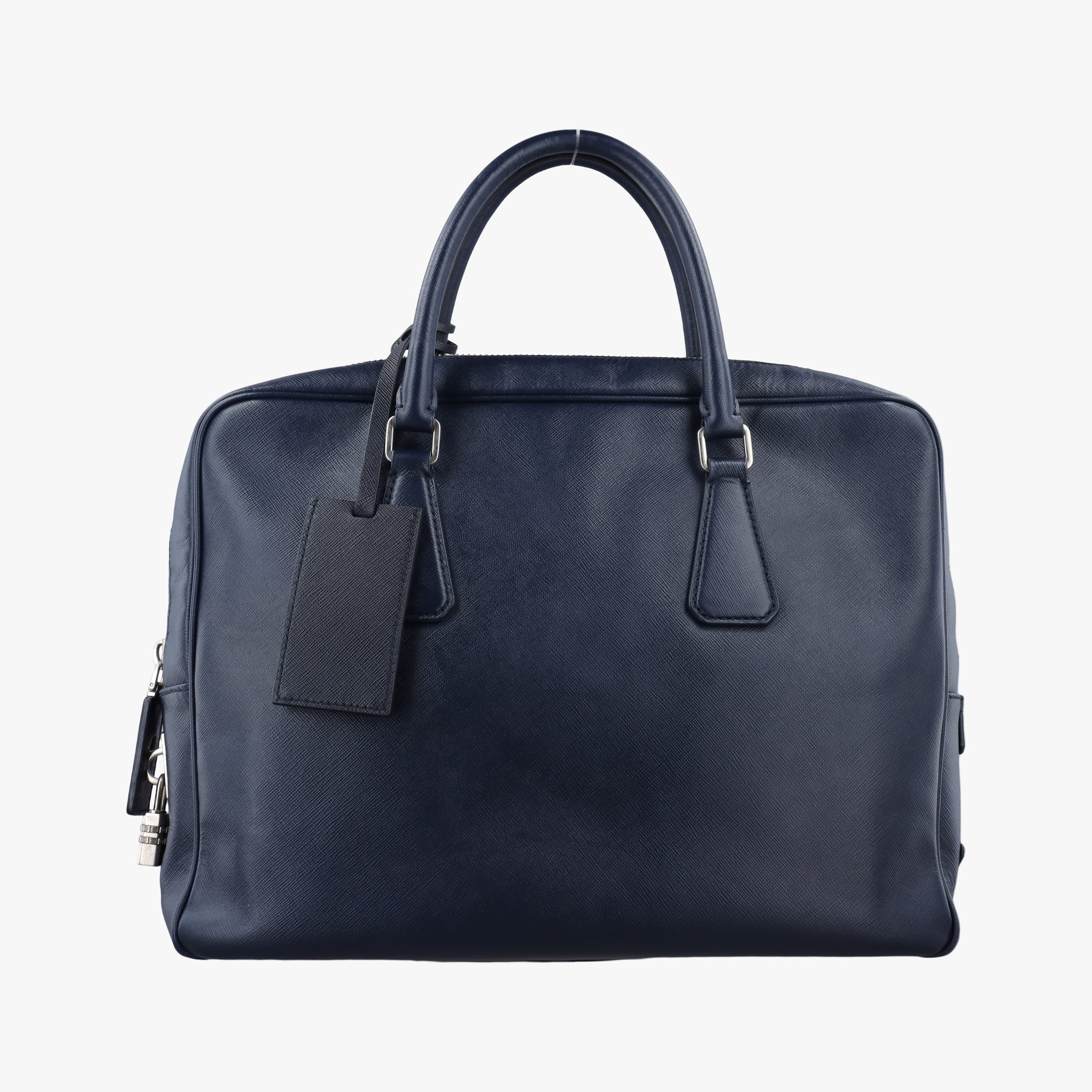 Briefcase Navy SAFFIANO Leather VS305M 173 7/Rブリーフケース ネイビー サフィアーノレザー VS305M 173 7/R