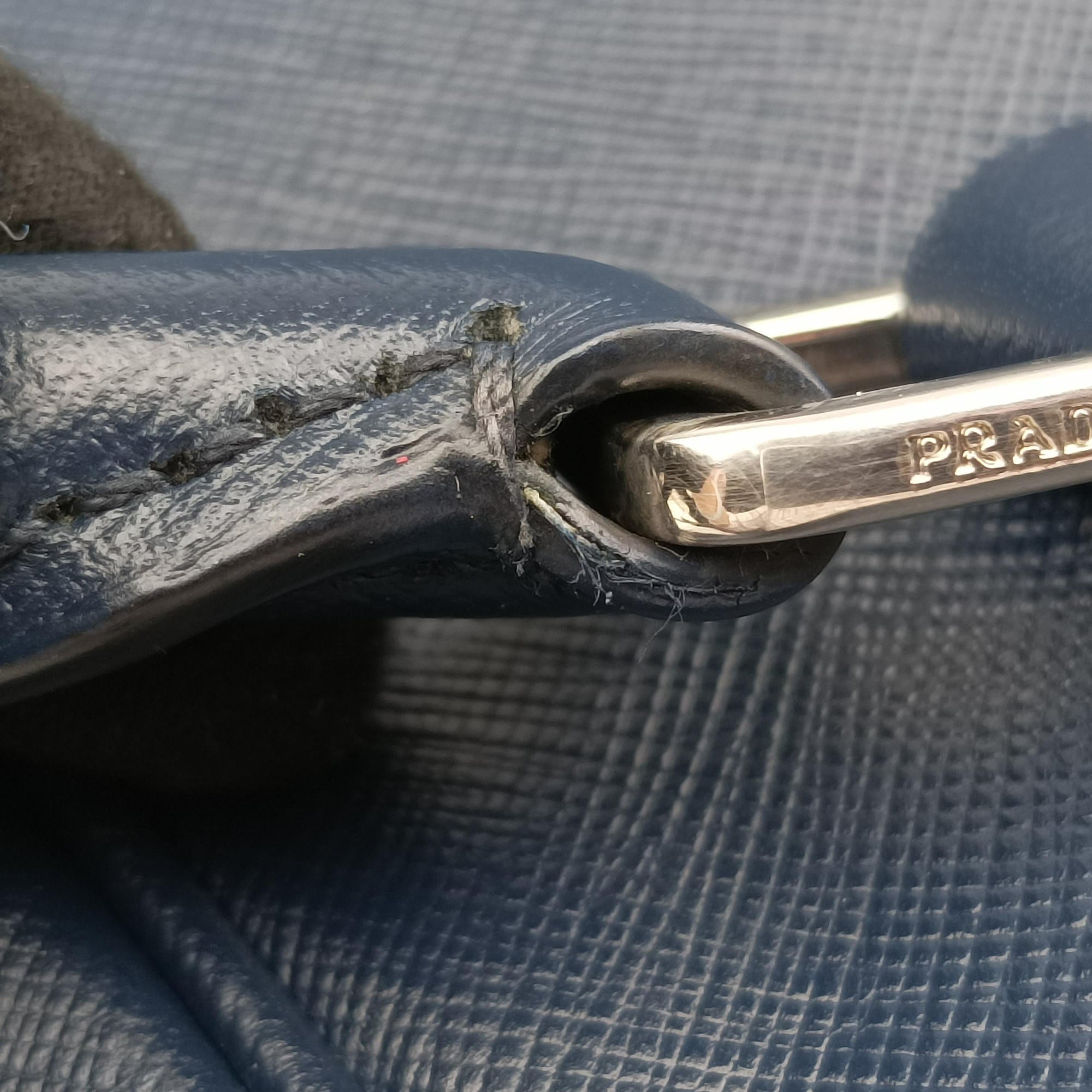Briefcase Navy SAFFIANO Leather VS305M 173 7/Rブリーフケース ネイビー サフィアーノレザー VS305M 173 7/R