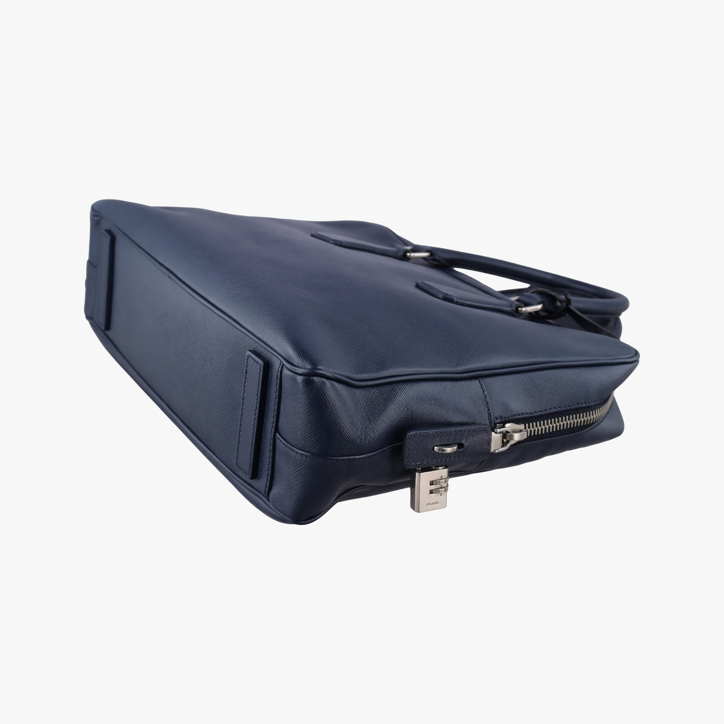 Briefcase Navy SAFFIANO Leather VS305M 173 7/Rブリーフケース ネイビー サフィアーノレザー VS305M 173 7/R