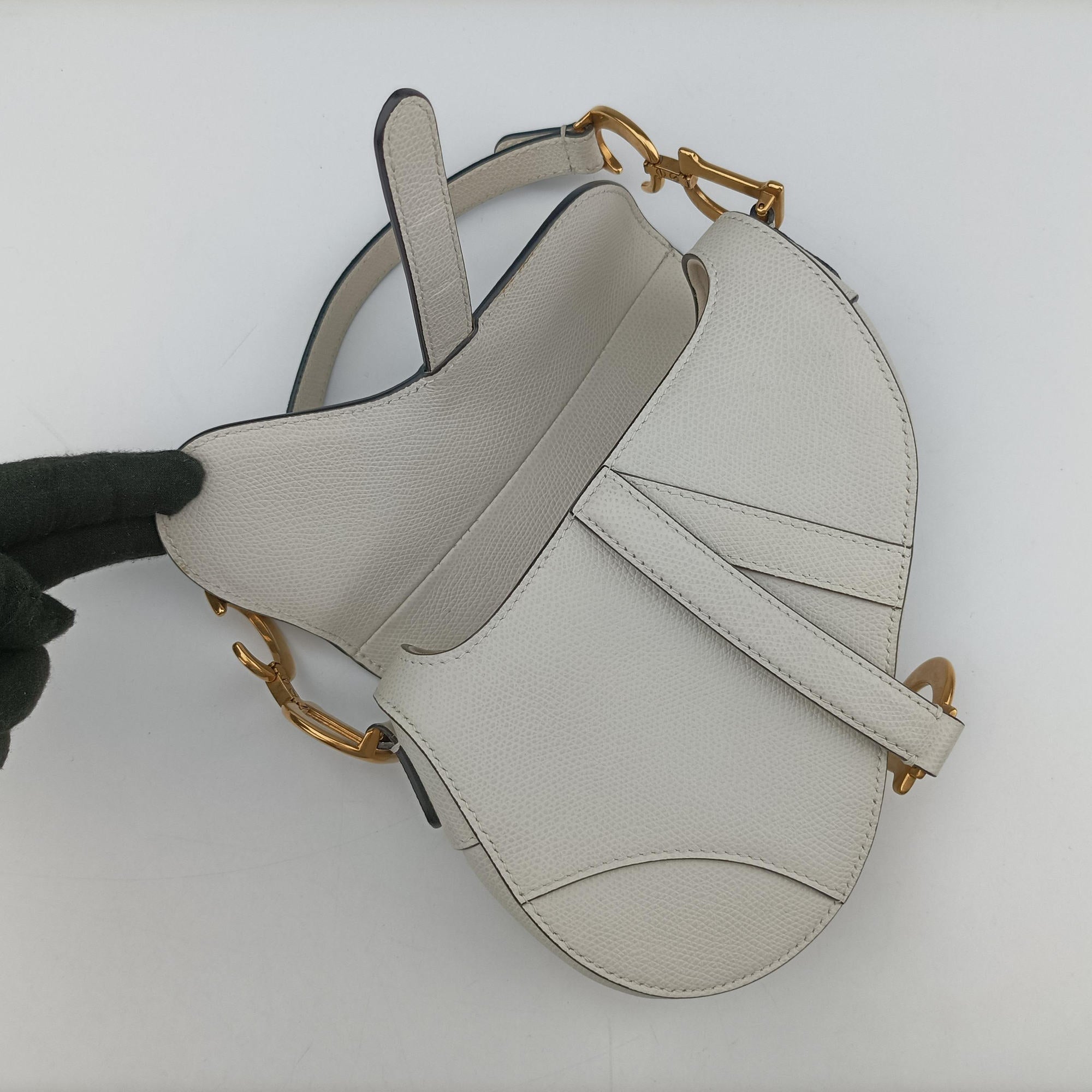 Saddle White Leather 05-RU-0179サドル ホワイト レザー 05-RU-0179