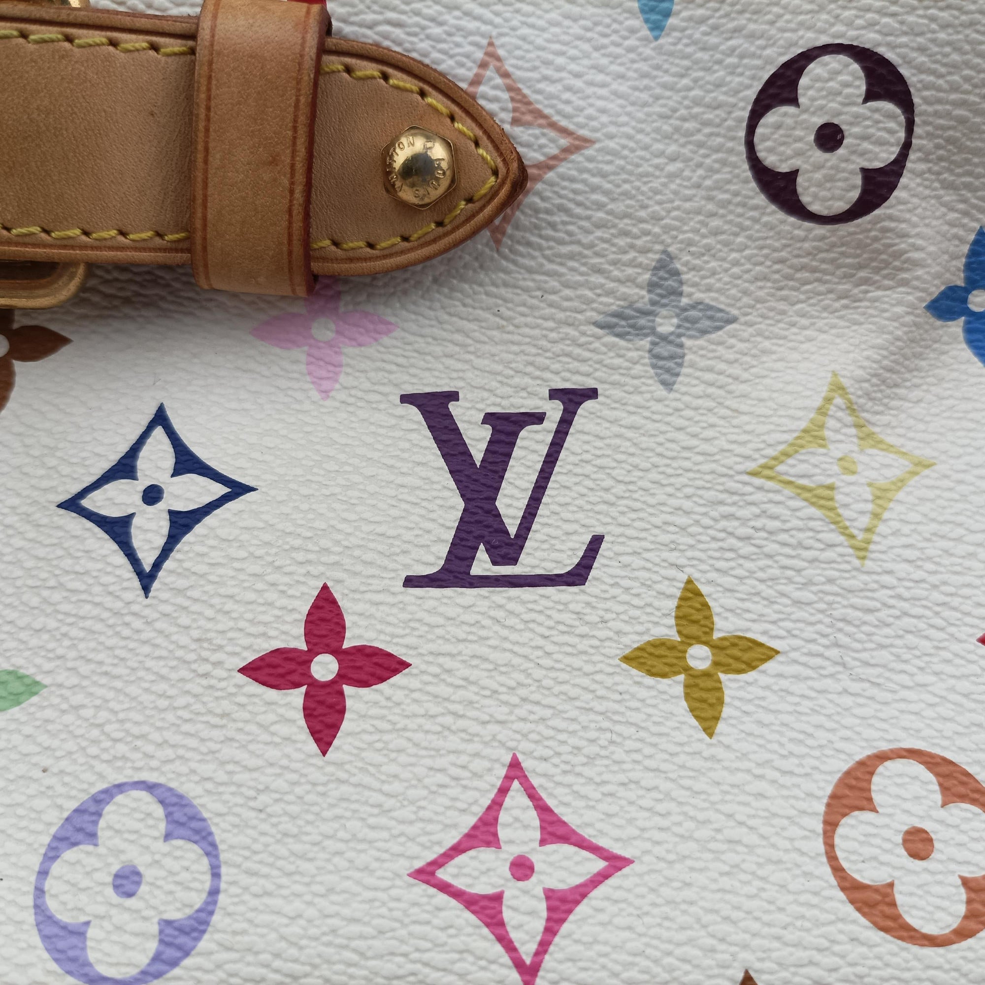 CLAUDIA white Monogram Multicolor M40193 Lot number unknownクラウディア ブロン モノグラム マルチカラー M40193 製番不明