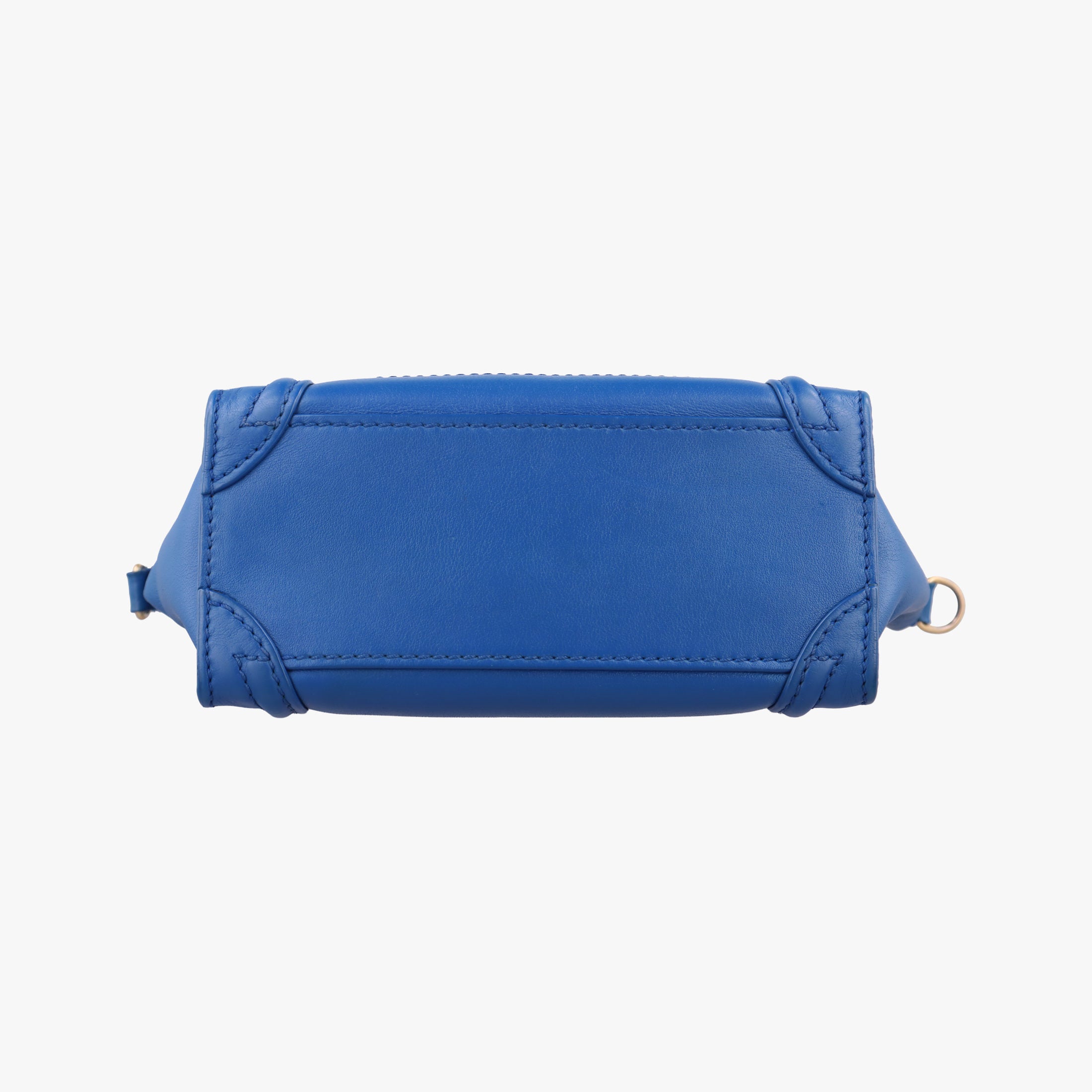 Luggage Mini Shopper Blue Leather F-SA-0152 F-MM-0162ラゲージミニショッパー ブルー レザー F-SA-0152 F-MM-0162