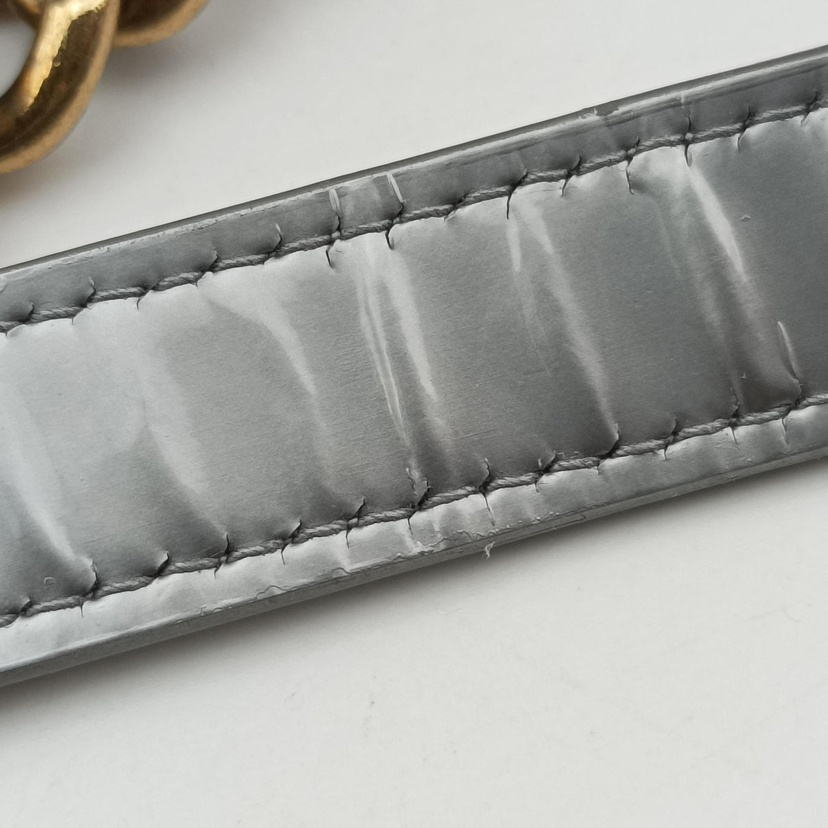 Diorama Silver Patent Leather 13-BO-0118ディオラマ シルバー パテント 13-BO-0118
