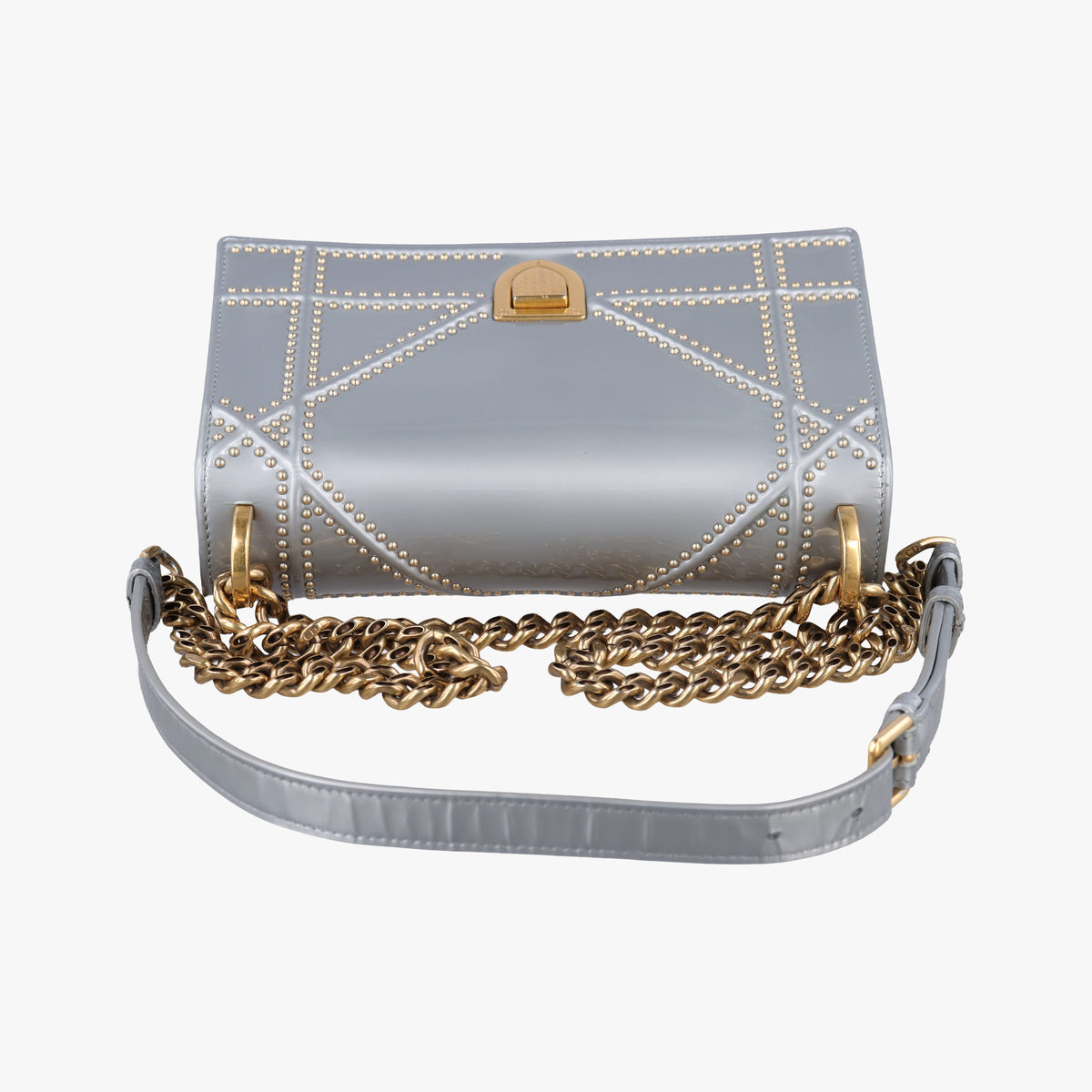 Diorama Silver Patent Leather 13-BO-0118ディオラマ シルバー パテント 13-BO-0118