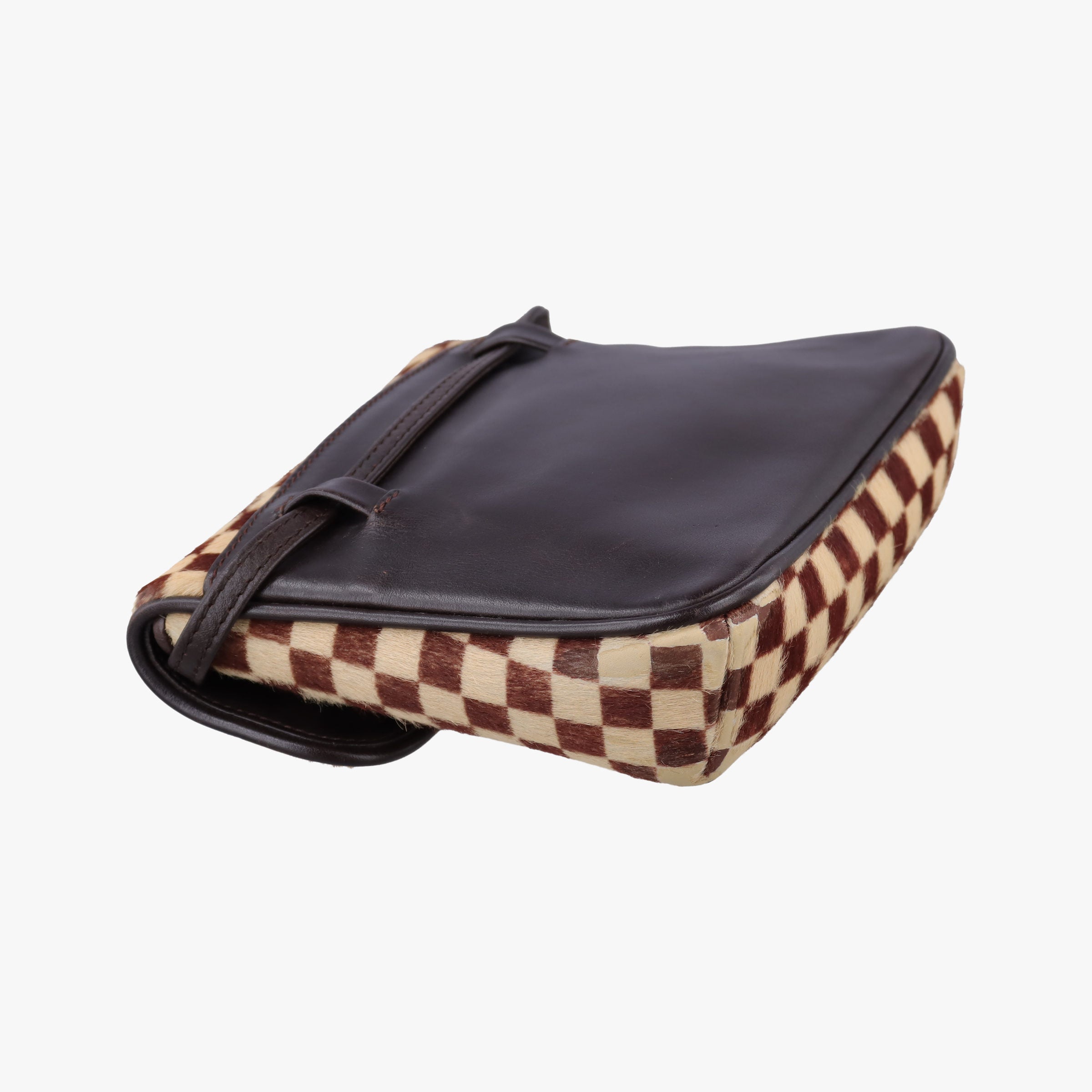 Gazelle Brown Damier Sauvage Pony Hair M92130 CE0057ガゼル ブラウン / エベヌ ダミエ ソバージュハラコ M92130 CE0057