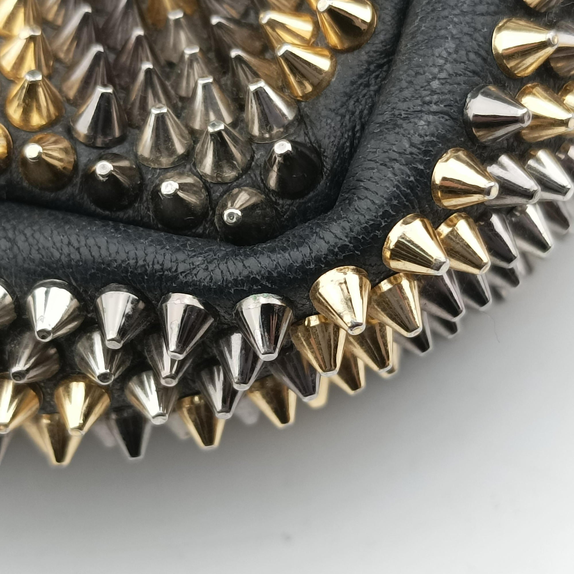 Piloutin Black×Leopard Print Leather ピロタン ブラック×レオパード柄 レザー