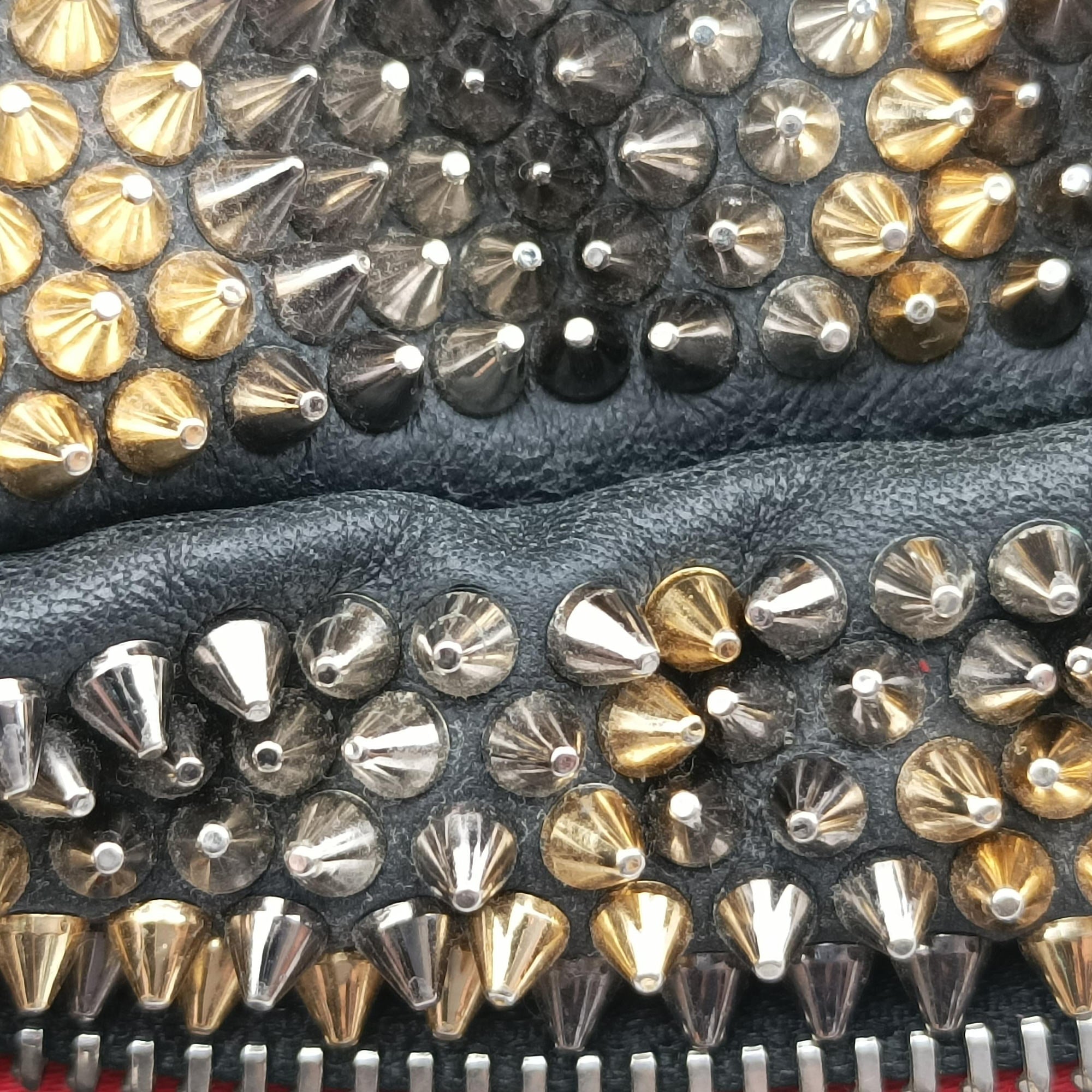 Piloutin Black×Leopard Print Leather ピロタン ブラック×レオパード柄 レザー
