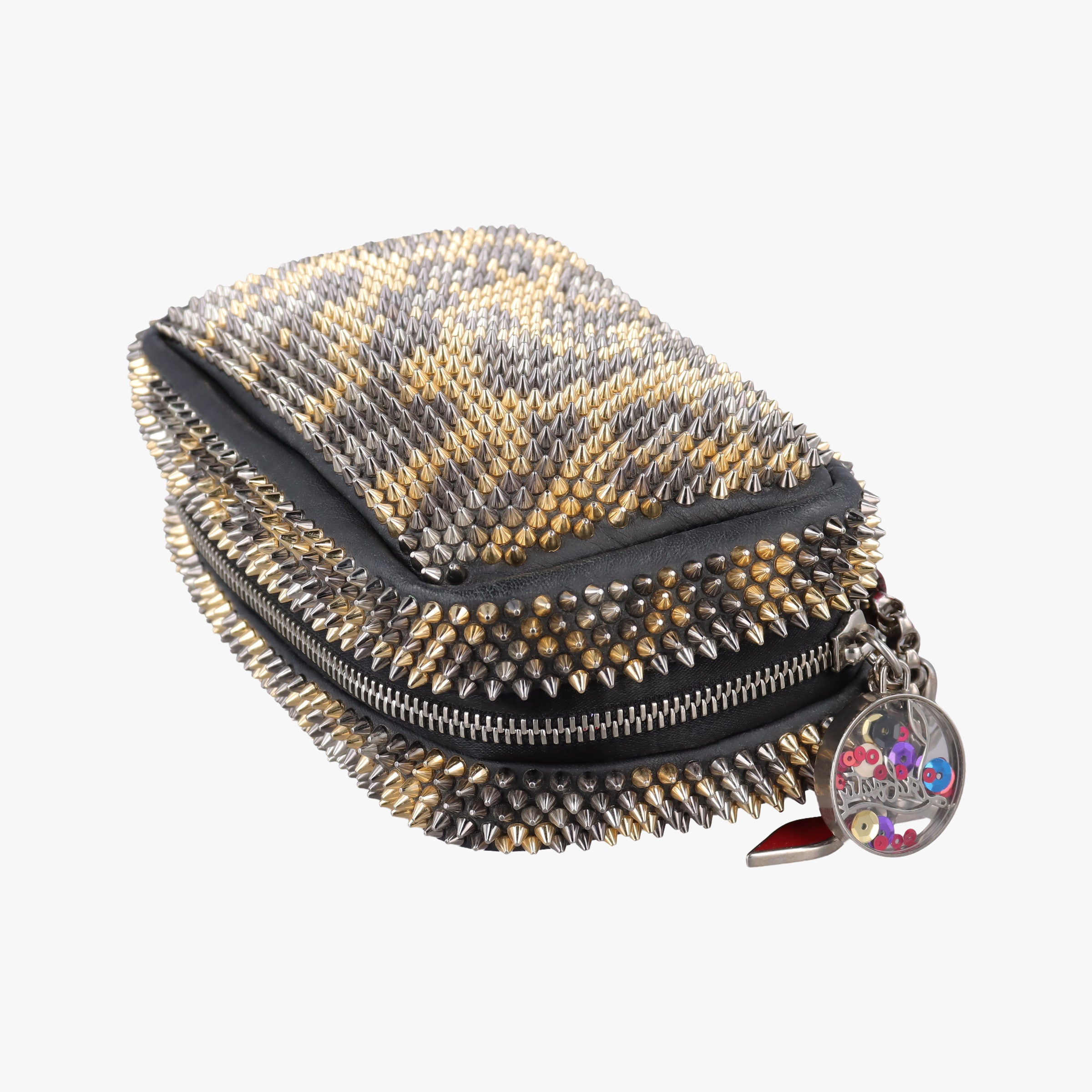 Piloutin Black×Leopard Print Leather ピロタン ブラック×レオパード柄 レザー