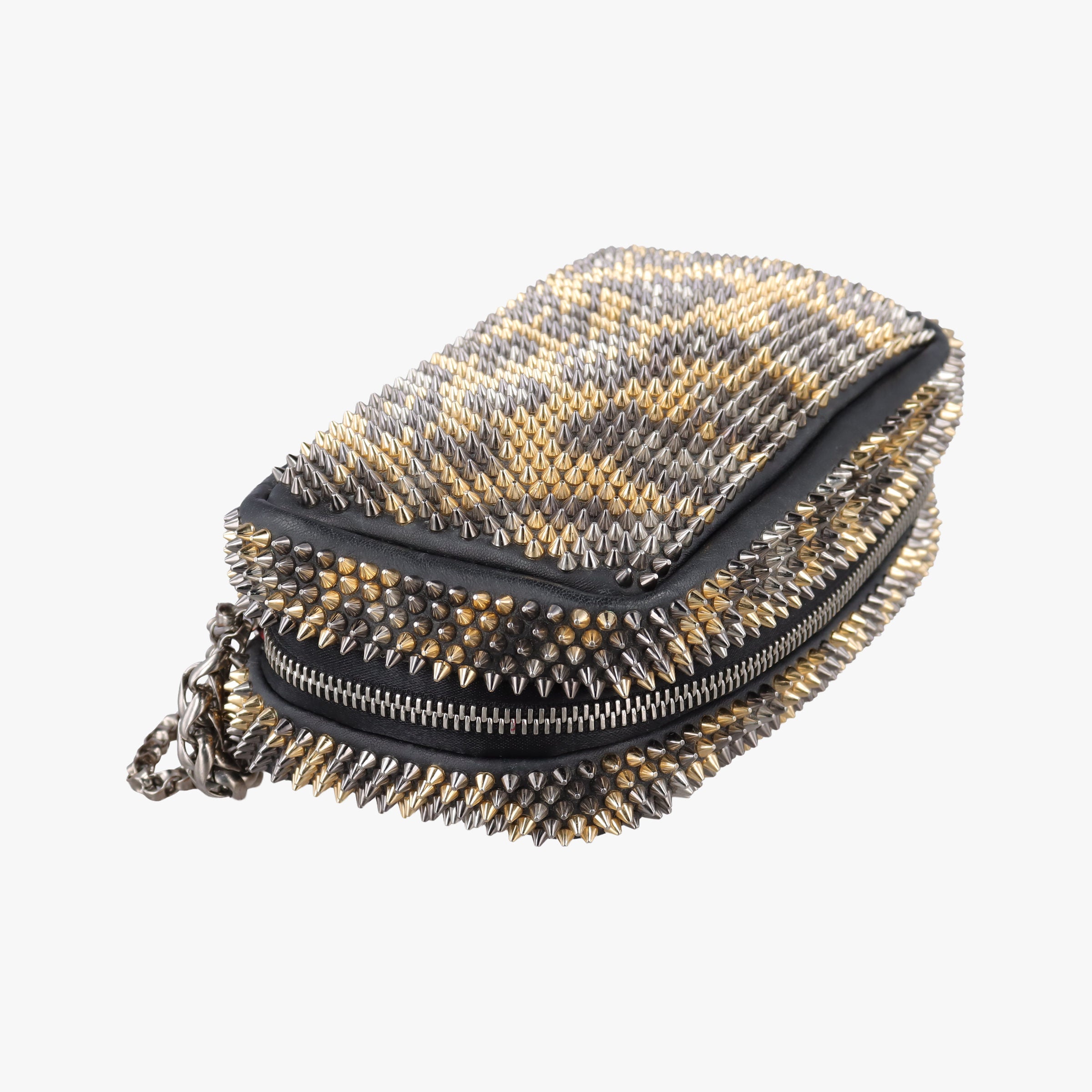 Piloutin Black×Leopard Print Leather ピロタン ブラック×レオパード柄 レザー