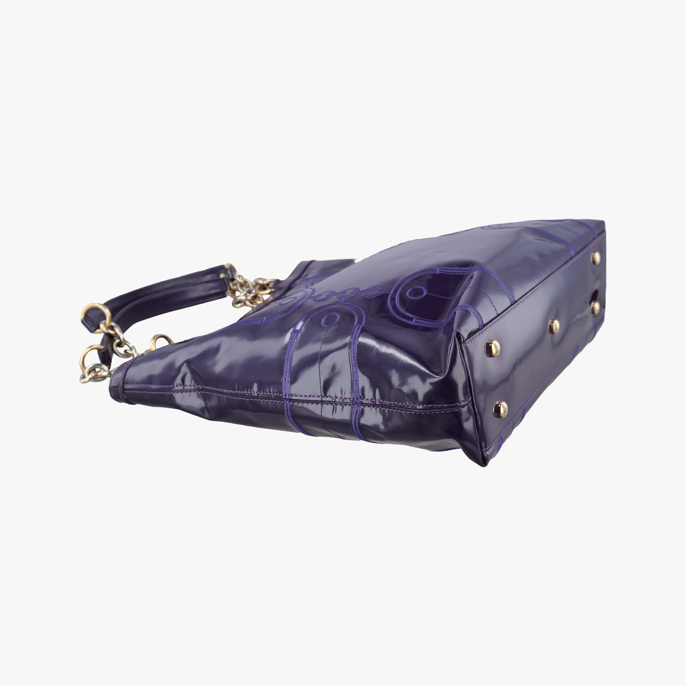 medusa Purple Patent Leather メドゥーサ パープル パテント