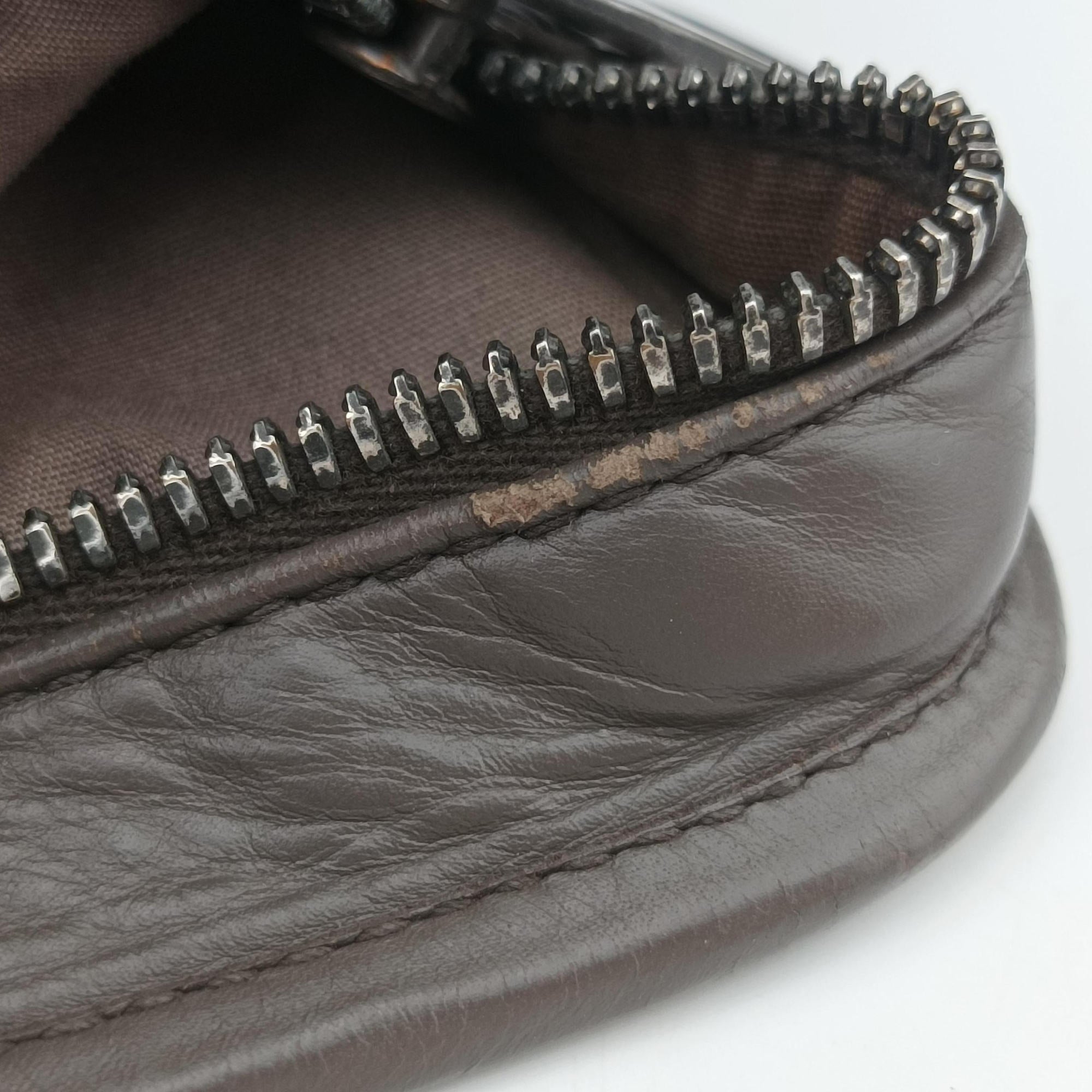 Intrecciato Brown lambskin B00028619Zイントレチャート ブラウン ラムスキン B00028619Z