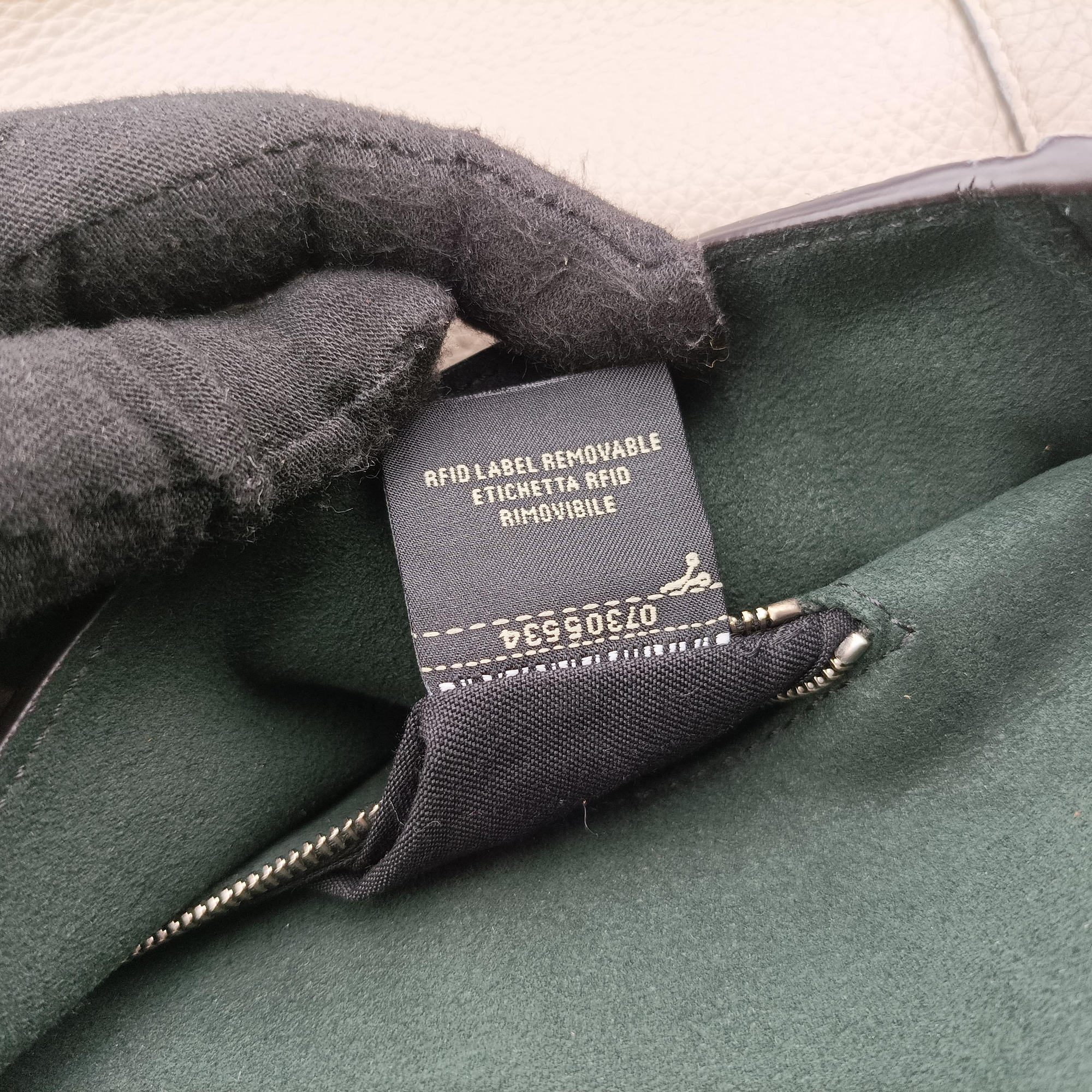 Baguette Grey Leather 7VA537 7VA537 AG0L 228-3262マンマバケット グレー レザー 7VA537 7VA537 AG0L 228-3262