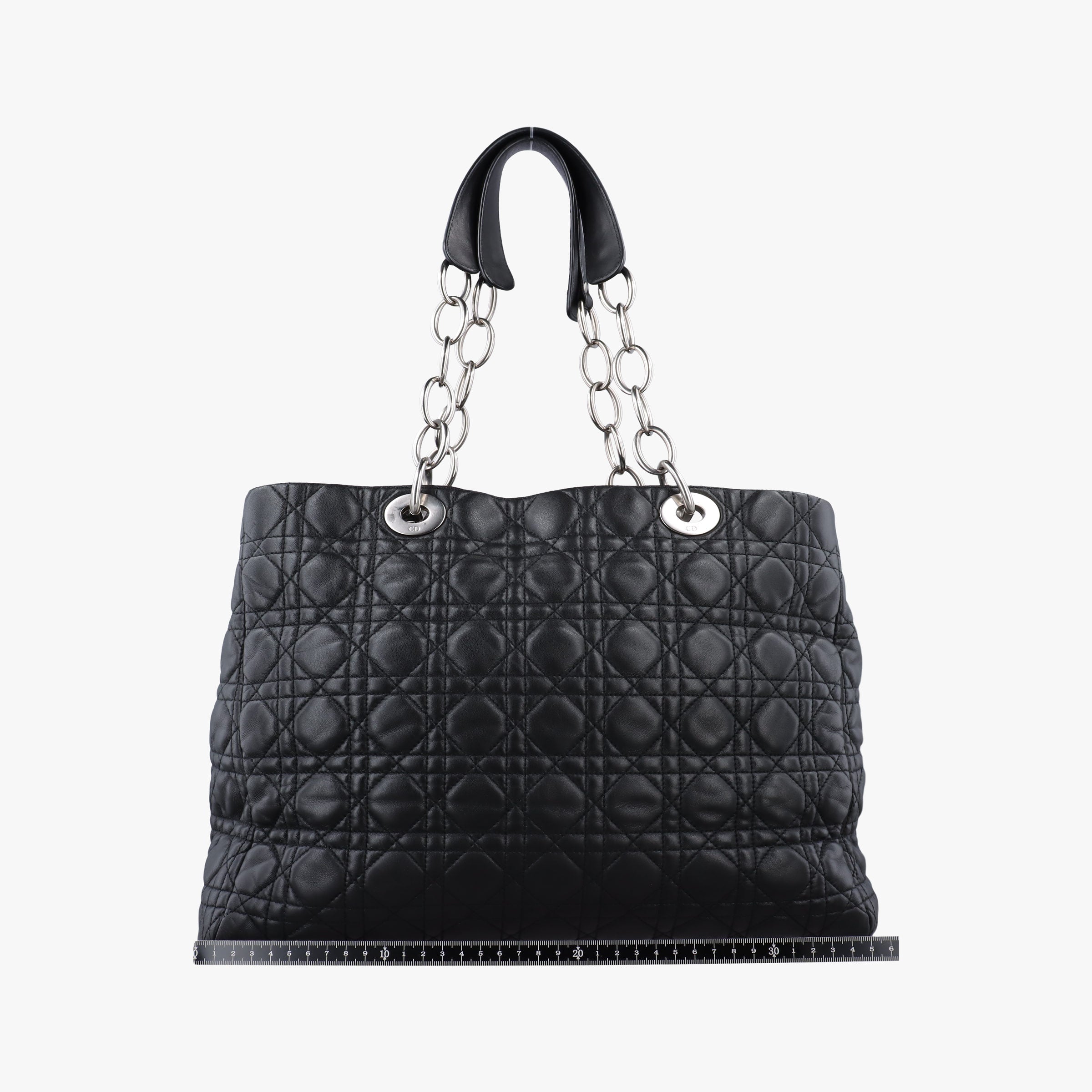 Cannage Dior Soft Shopping Black lambskin 26-MA-0111ディオールソフト ブラック ラムスキン 26-MA-0111