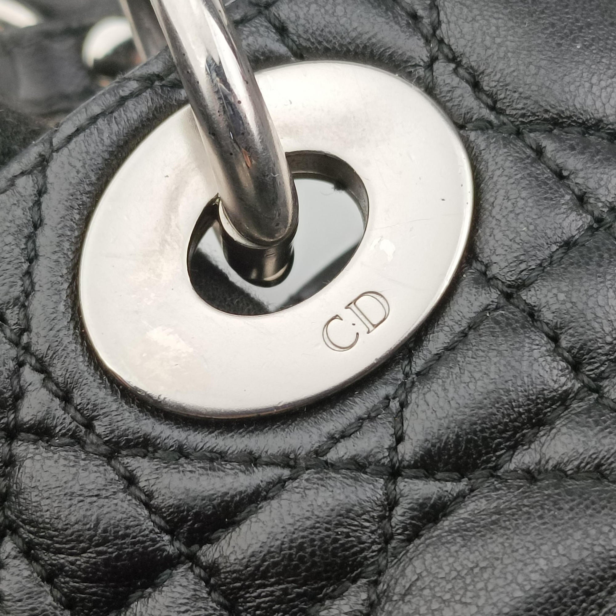 Cannage Dior Soft Shopping Black lambskin 26-MA-0111ディオールソフト ブラック ラムスキン 26-MA-0111