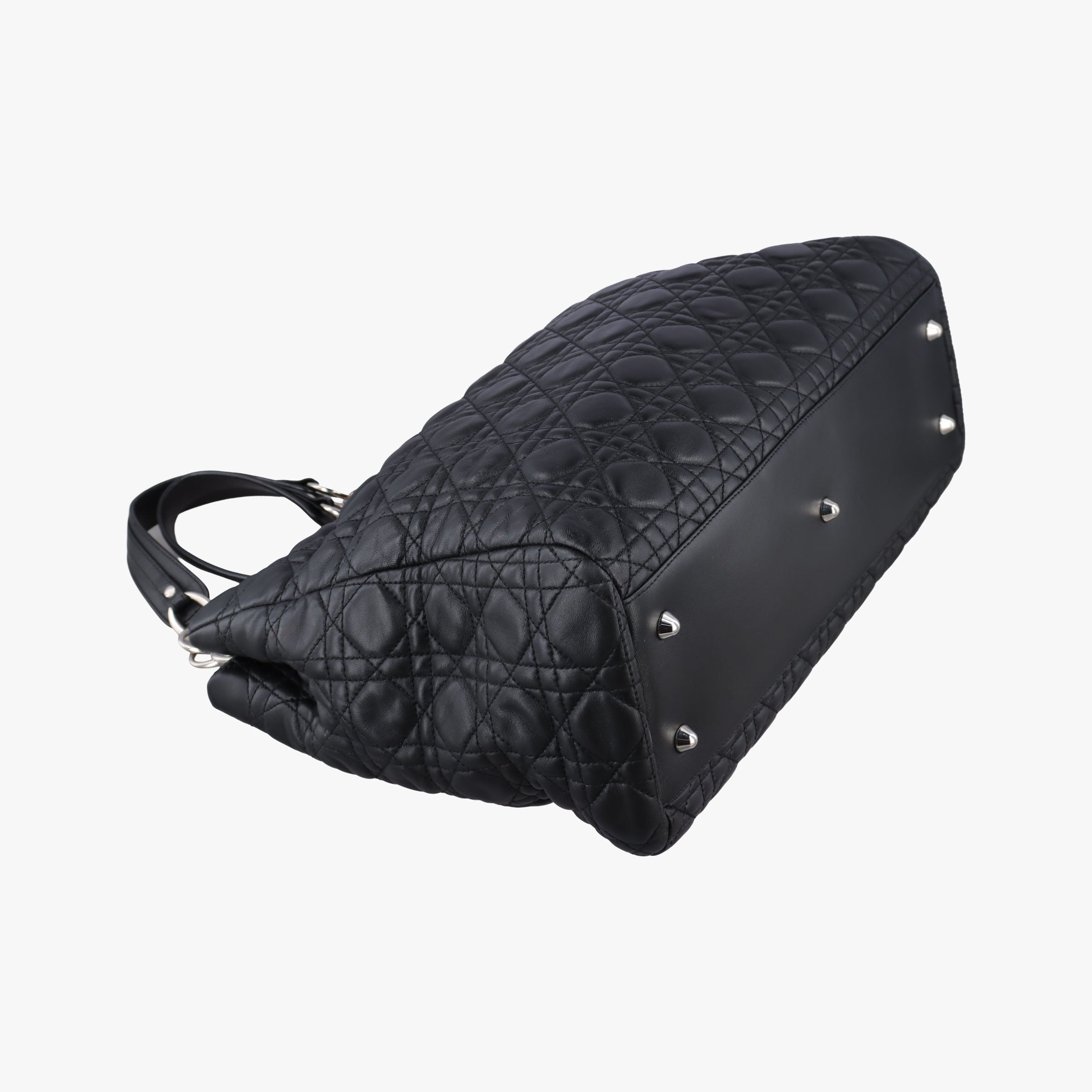 Cannage Dior Soft Shopping Black lambskin 26-MA-0111ディオールソフト ブラック ラムスキン 26-MA-0111