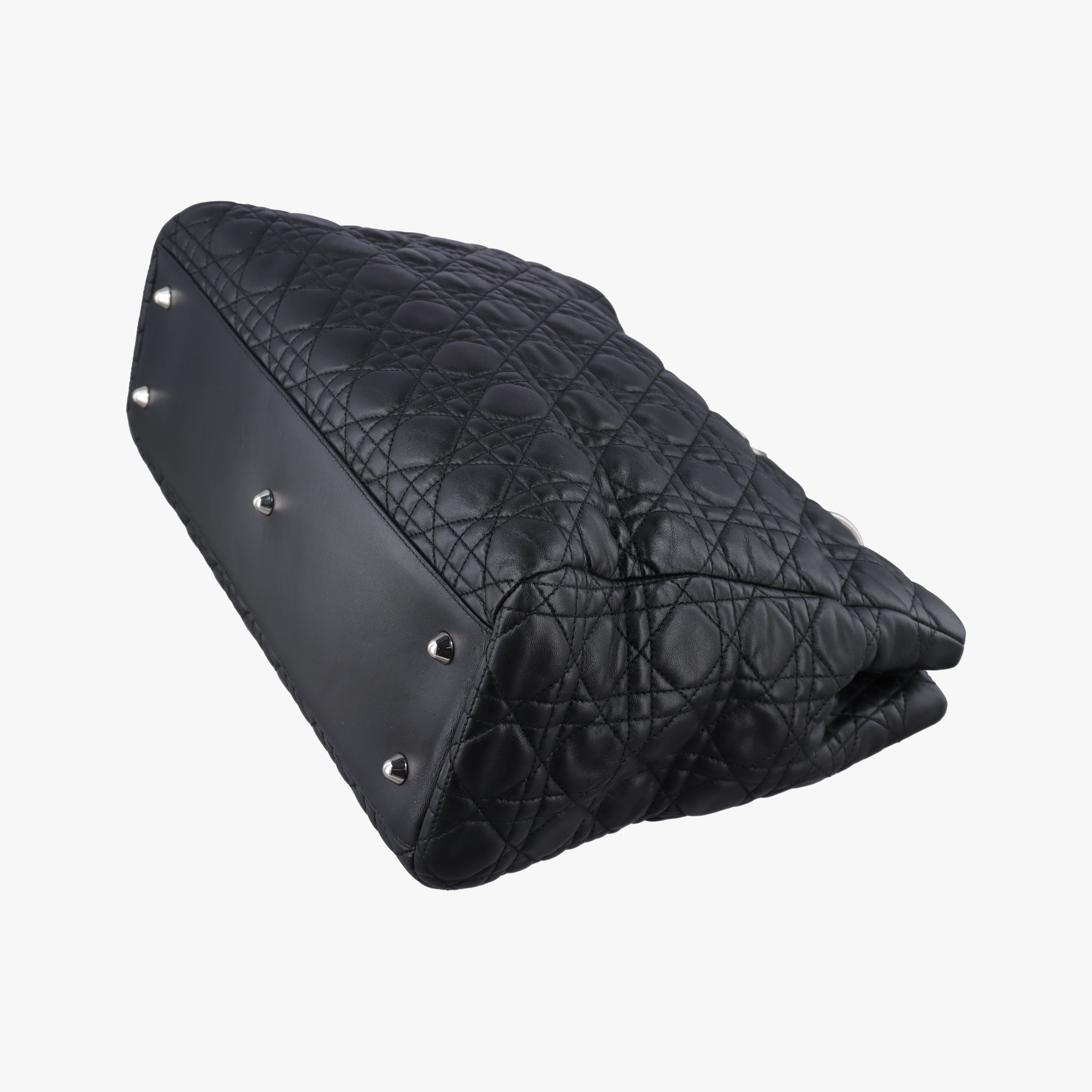 Cannage Dior Soft Shopping Black lambskin 26-MA-0111ディオールソフト ブラック ラムスキン 26-MA-0111