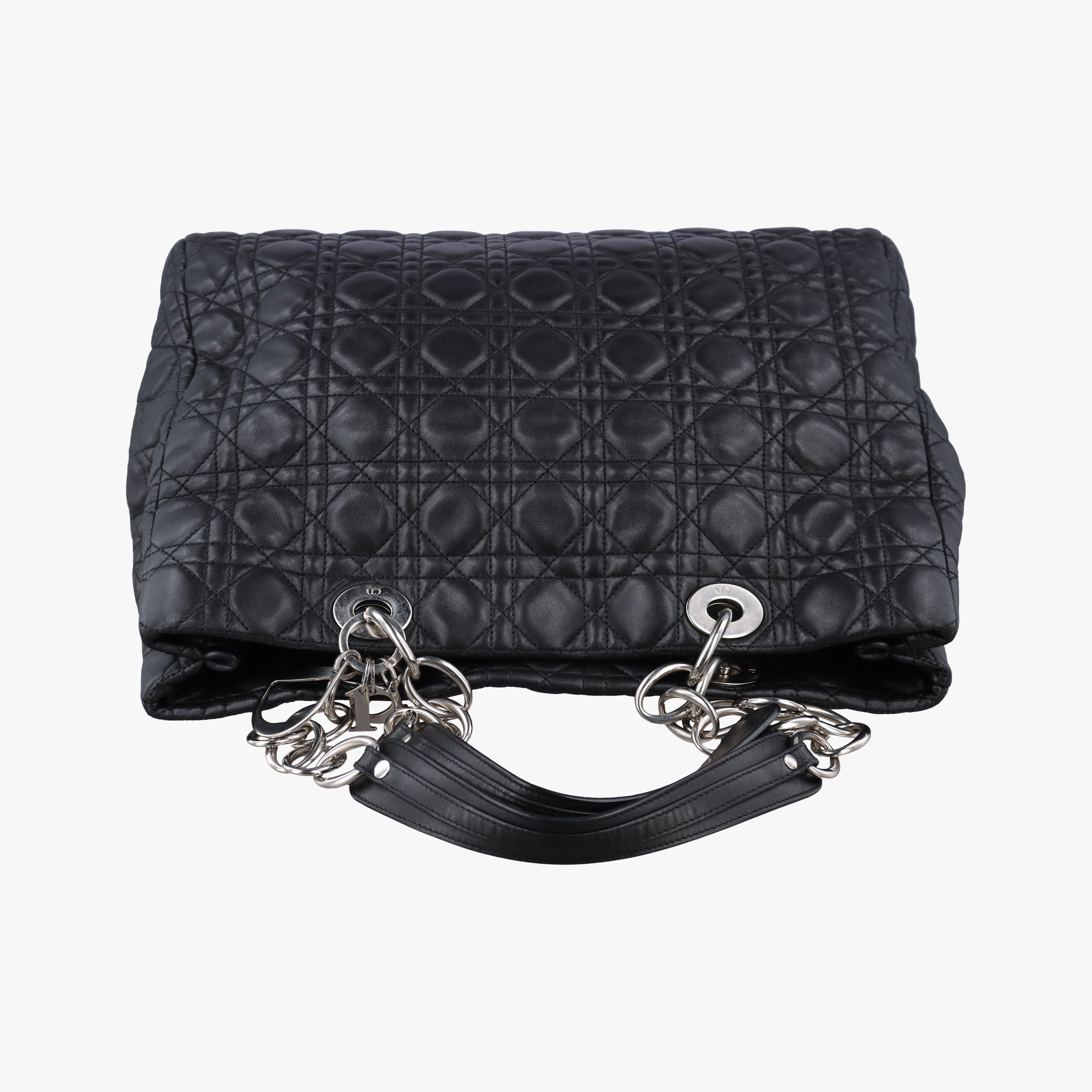 Cannage Dior Soft Shopping Black lambskin 26-MA-0111ディオールソフト ブラック ラムスキン 26-MA-0111