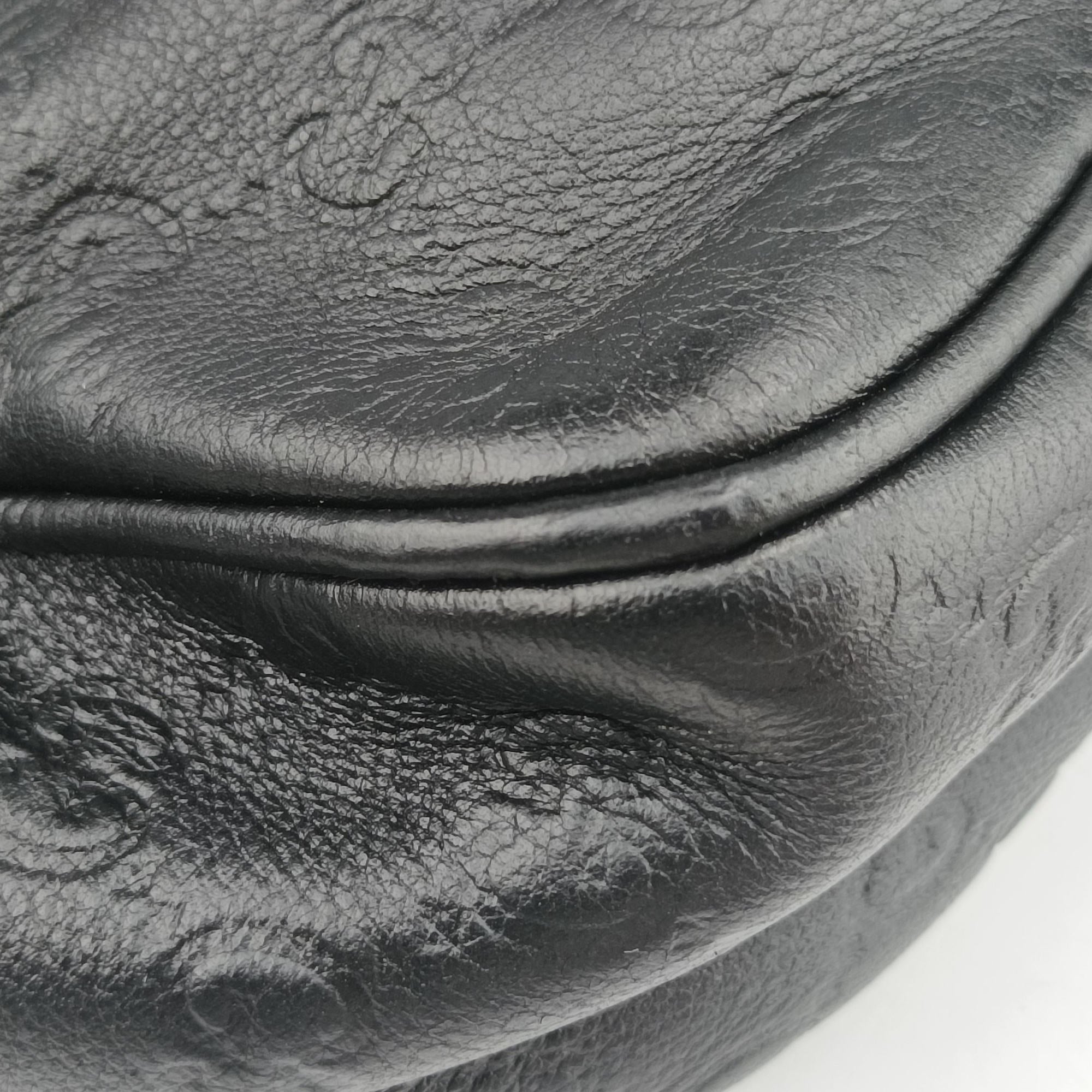 GG Imprime Messenger Black Leather 201448 F011091114GGインプリメ メッセンジャー ブラック レザー 201448 F011091114