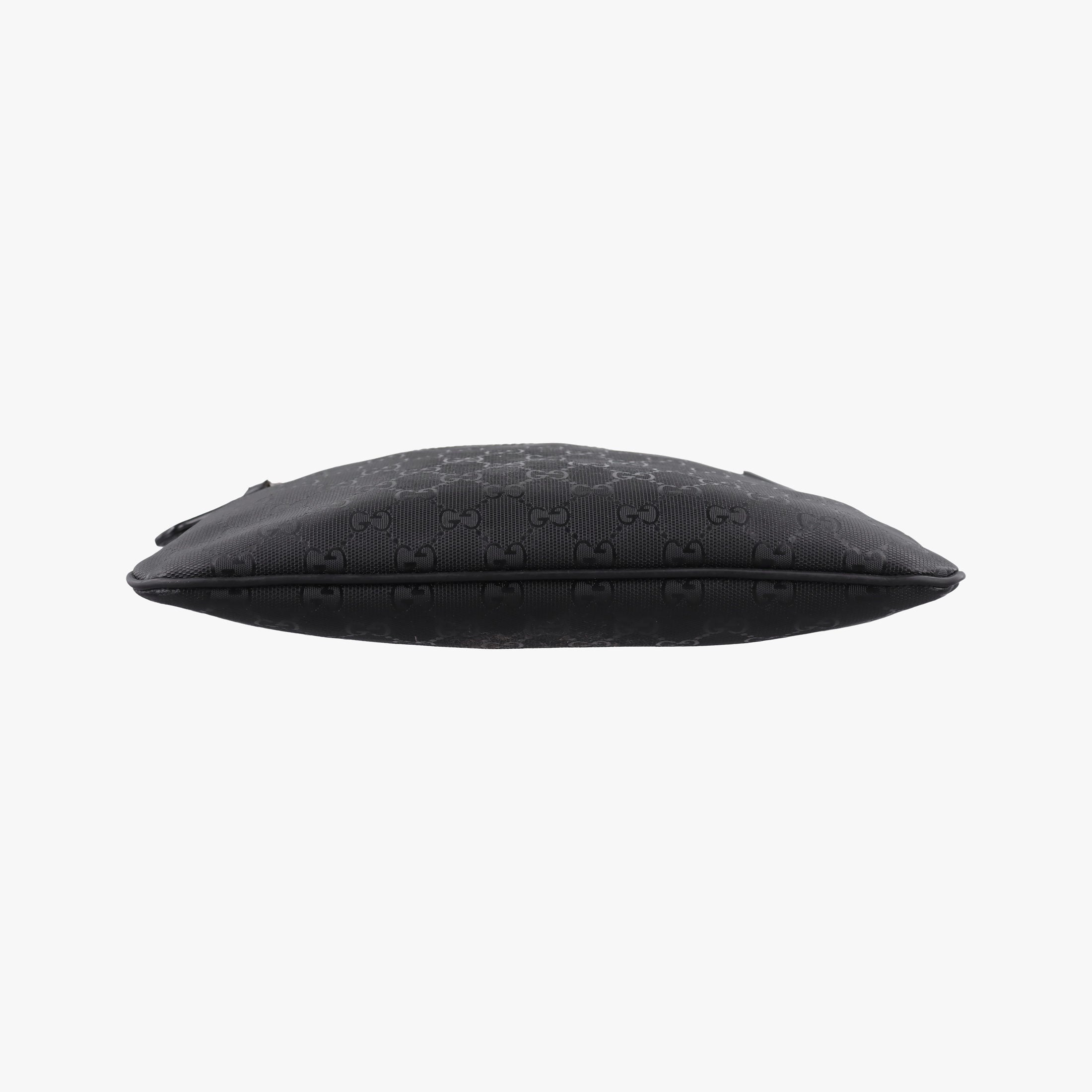 GG Imprime Messenger Black PVC coated canvas x Leather 295257 C015428261GG インプライム メッセンジャー ブラック PVCコーティングキャンバス x レザー 295257 C015428261