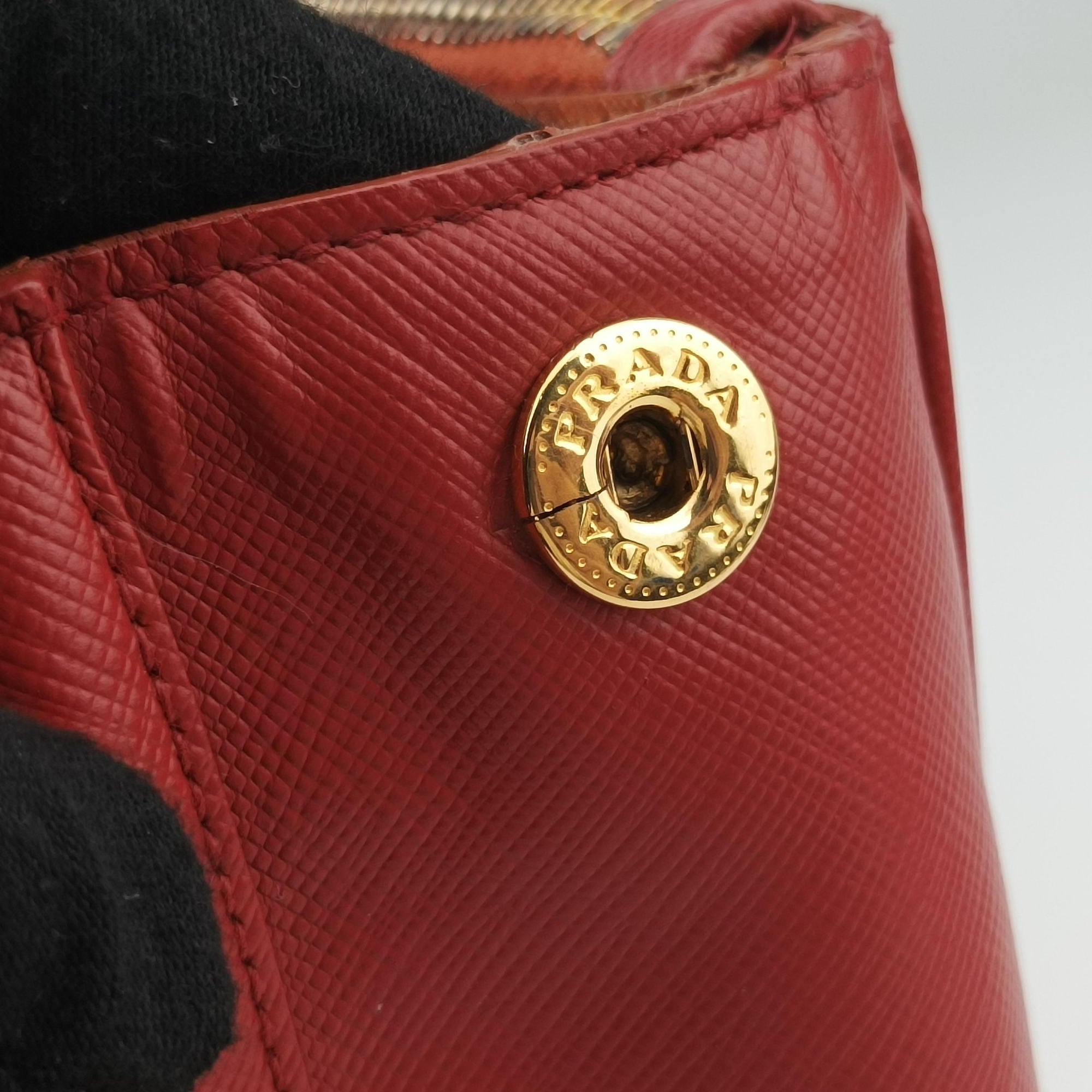 Galleria Orange×red SAFFIANO Leather BN1844 31/Aガレリア オレンジ×レッド サフィアーノレザー BN1844 31/A