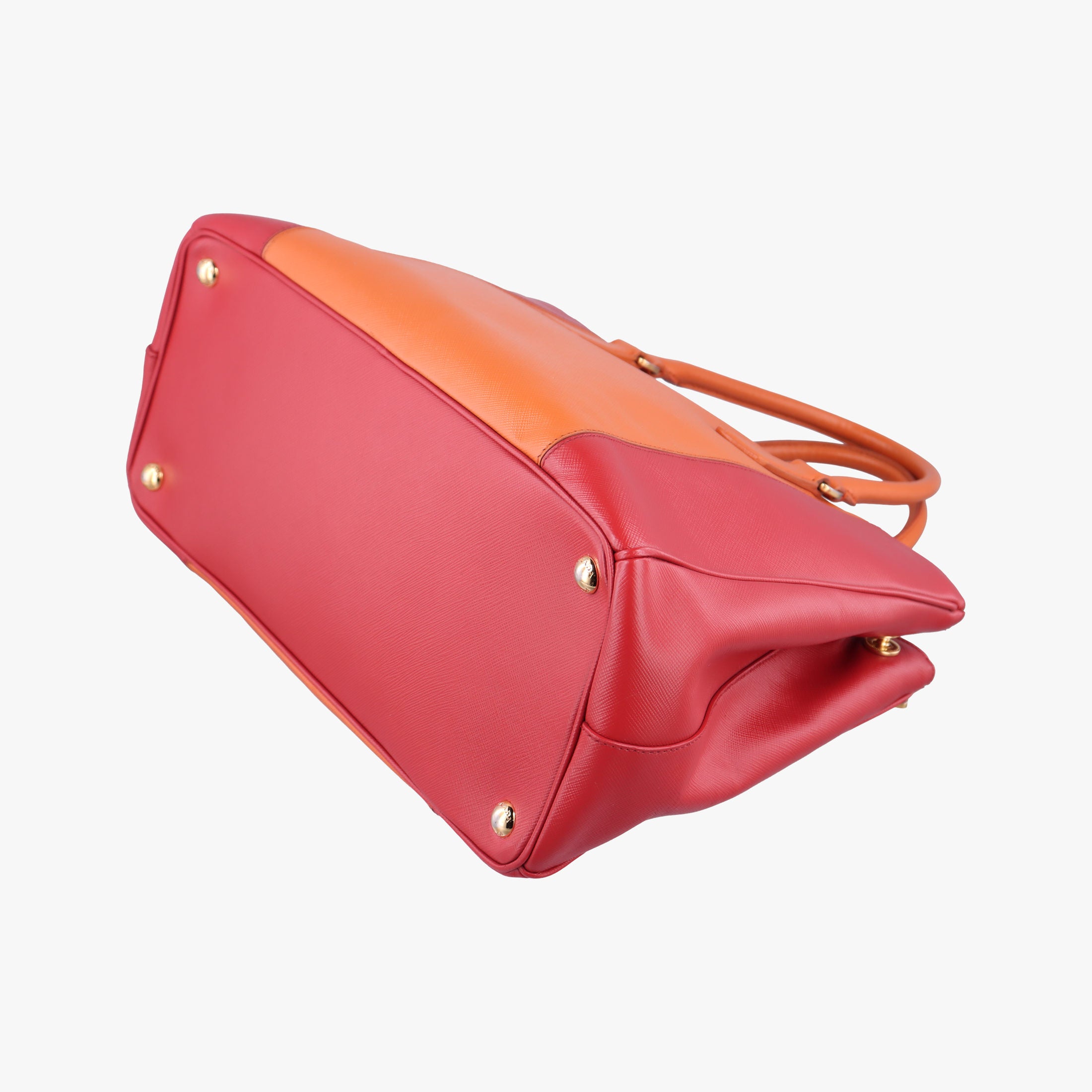 Galleria Orange×red SAFFIANO Leather BN1844 31/Aガレリア オレンジ×レッド サフィアーノレザー BN1844 31/A