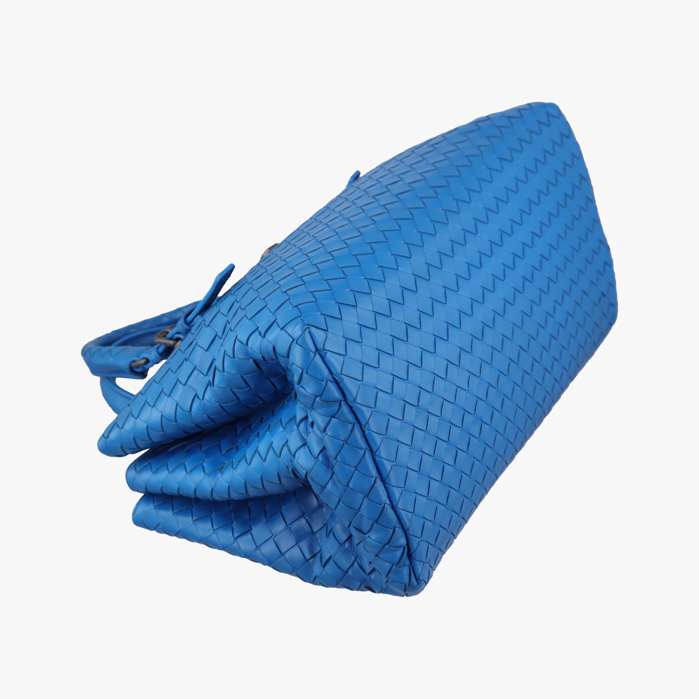 Roma Intrecciato Blue lambskin B02133734Tローマ イントレチャート ブルー ラムスキン B02133734T