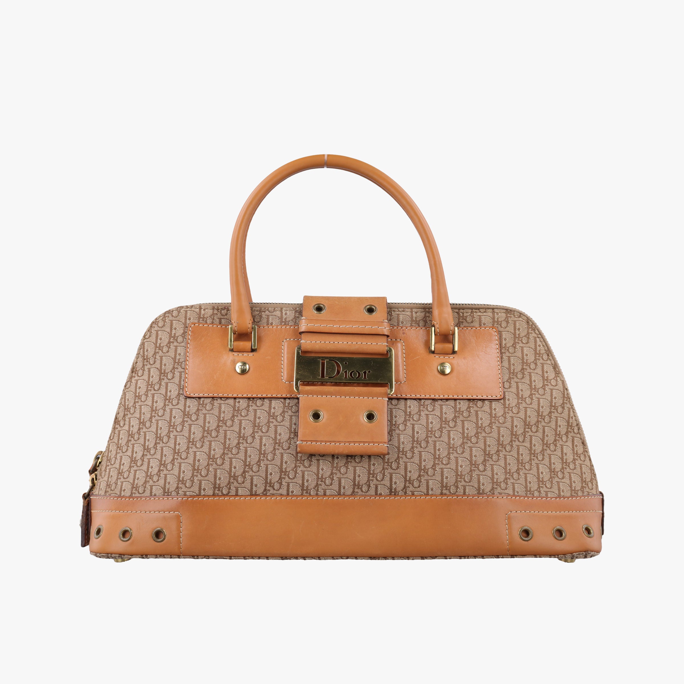 Street Chic Trotter Beige×brown canvas×leather 03BM-0093ストリートシックトロッター ベージュ×ブラウン キャンバス×レザー 03BM-0093