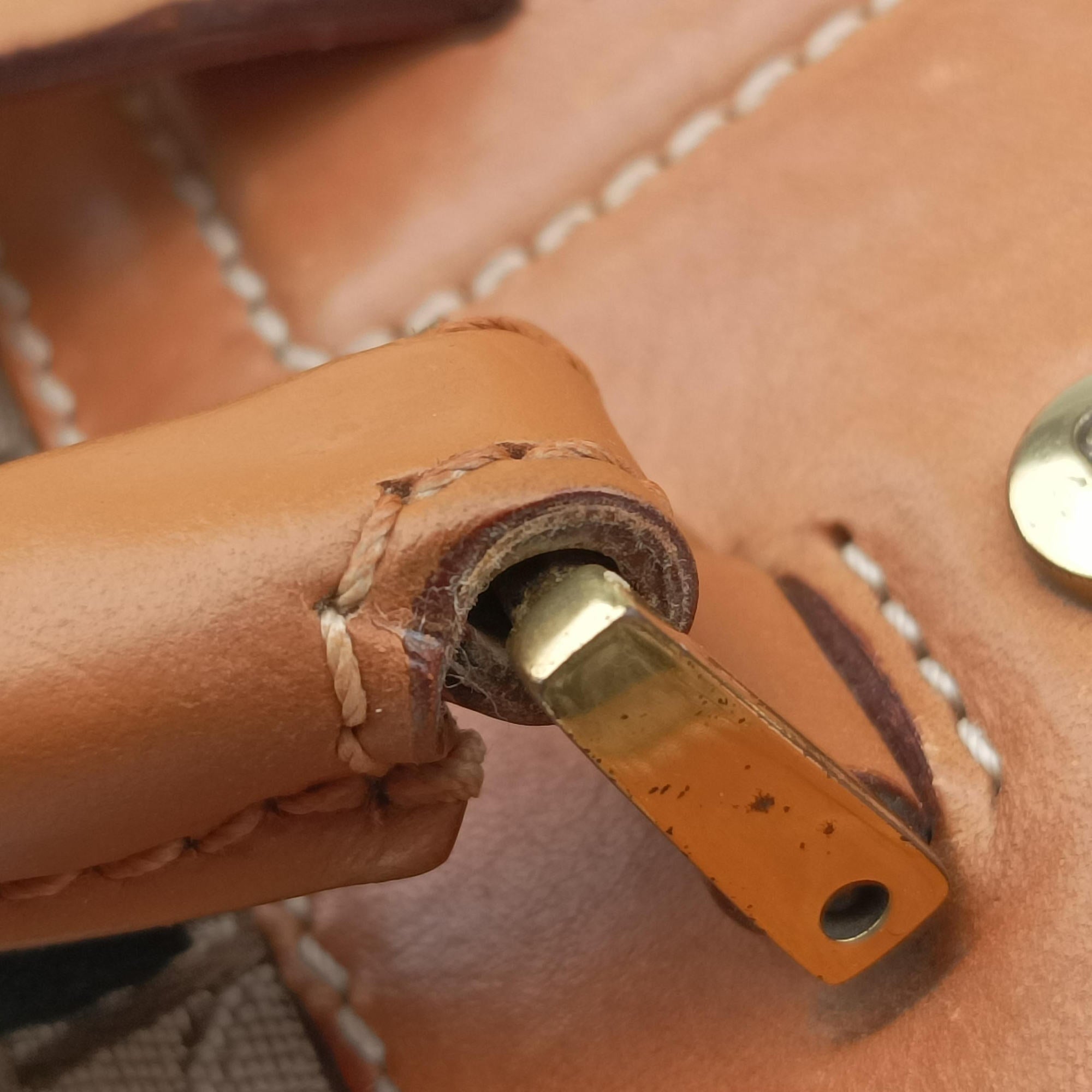 Street Chic Trotter Beige×brown canvas×leather 03BM-0093ストリートシックトロッター ベージュ×ブラウン キャンバス×レザー 03BM-0093
