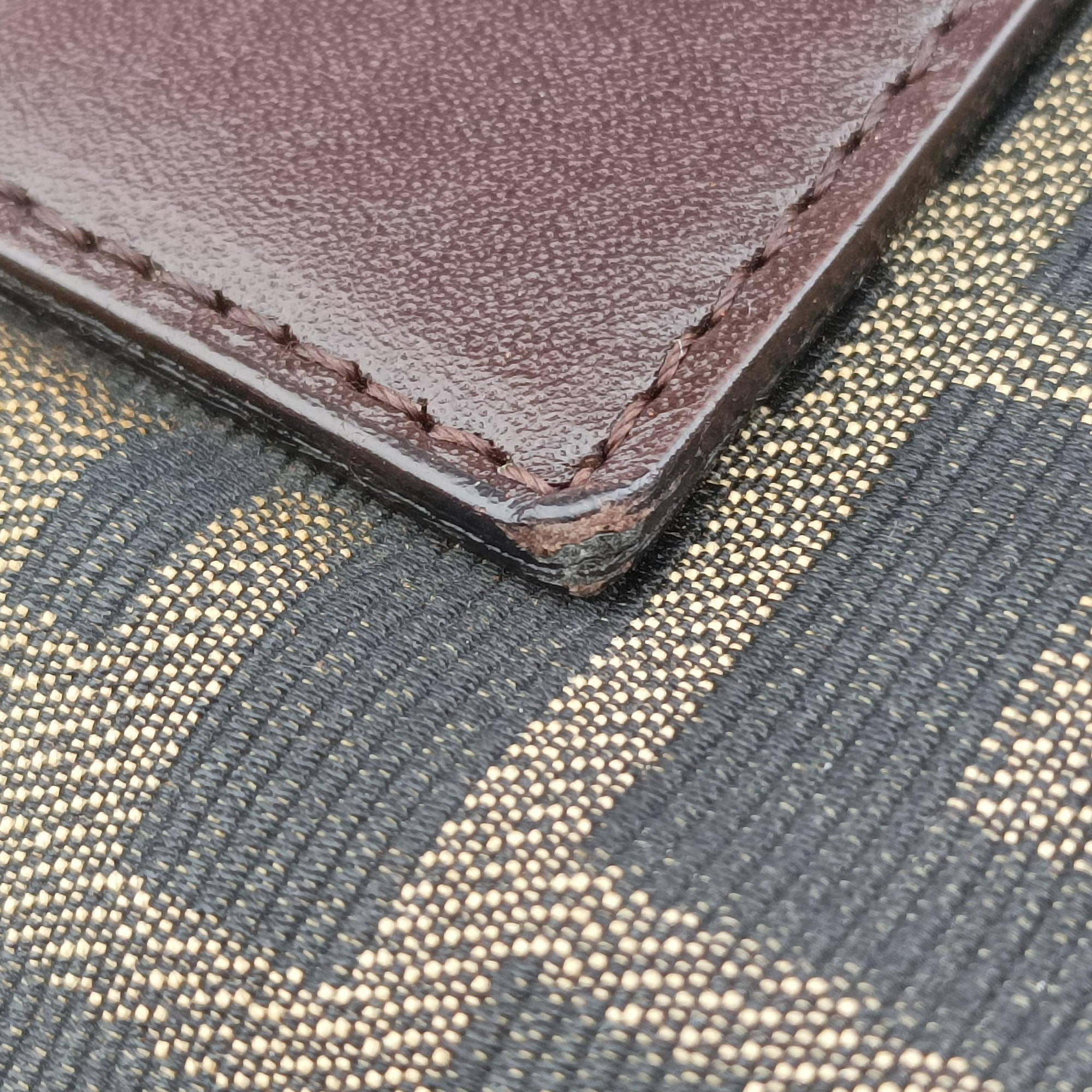 Baguette Zucchino Brown canvas 377526 Lot number unknownバゲット ズッキーニ ブラウン キャンバス 377526 製番不明