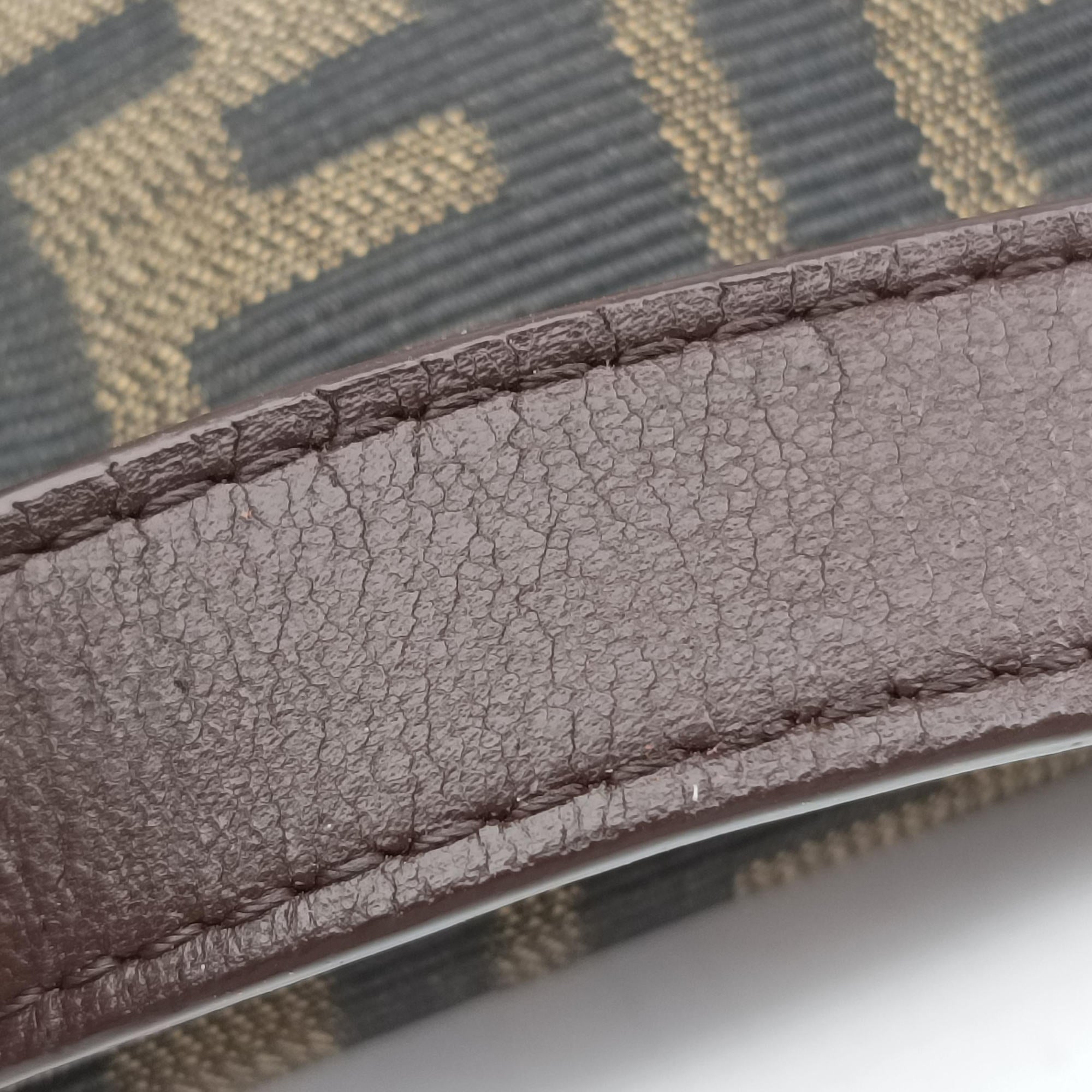 Baguette Zucchino Brown canvas 377526 Lot number unknownバゲット ズッキーニ ブラウン キャンバス 377526 製番不明