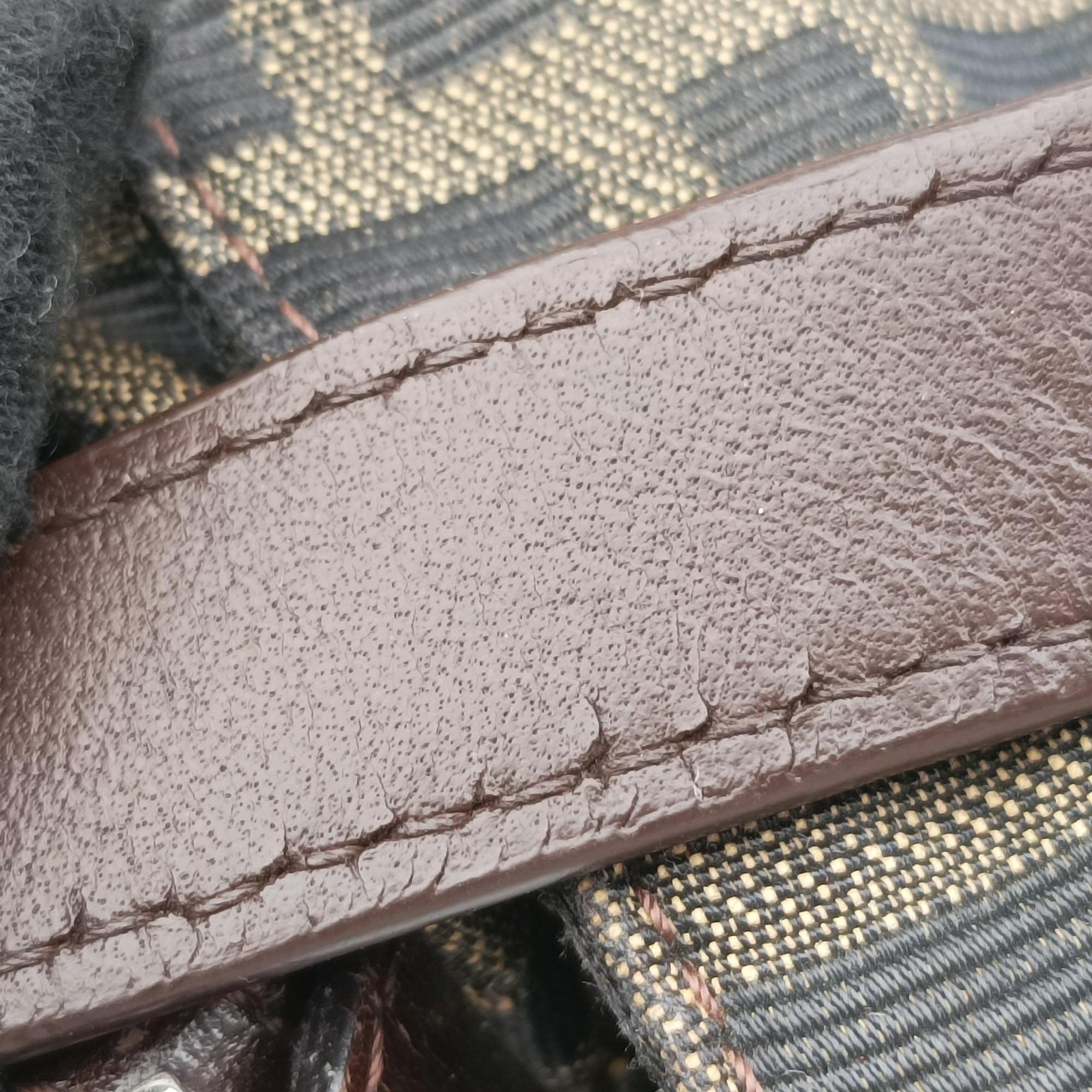 Baguette Zucchino Brown canvas 377526 Lot number unknownバゲット ズッキーニ ブラウン キャンバス 377526 製番不明