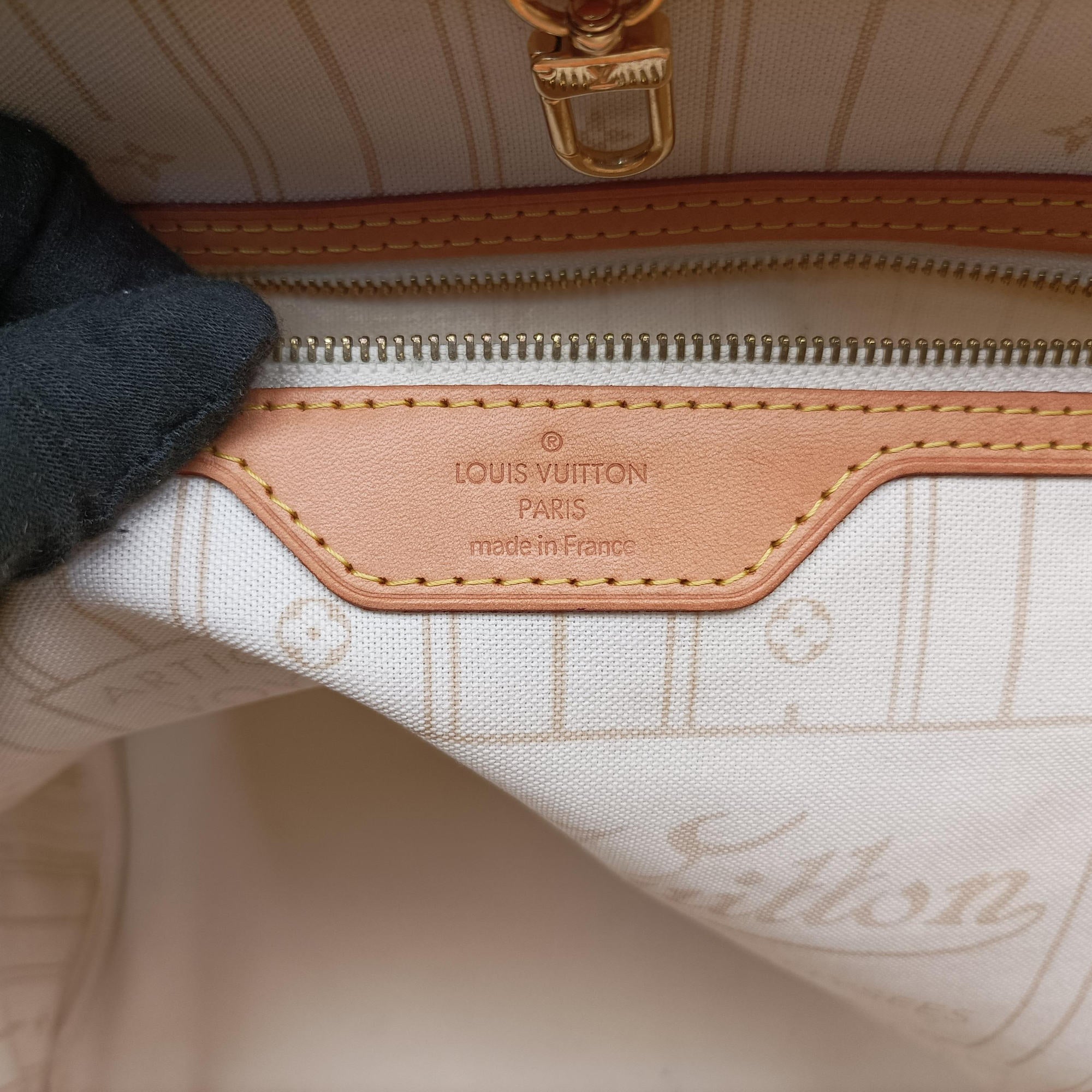 NEVERFULL GM Azur Damier Canvas N51108 FL1110ネヴァーフルGM アズール ダミエキャンバス N51108 FL1110