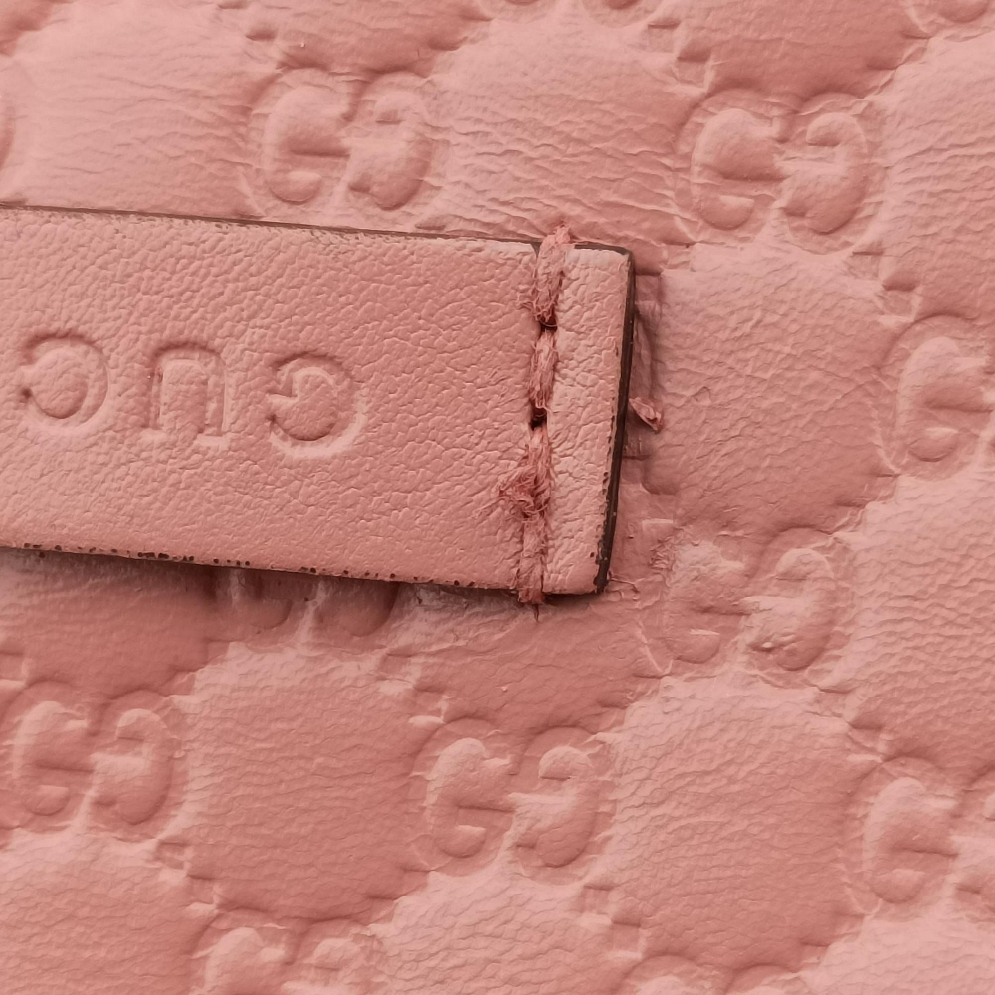 Microguccissima Pink Leather 449663 H023188015マイクログッチシマ ピンク レザー 449663 H023188015