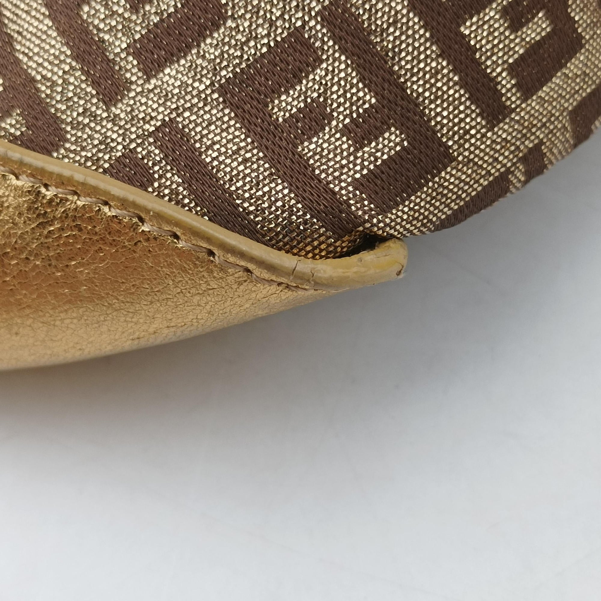 Zucchino Borsa golden×Multicolour canvas×leather 8BR429 2241-8BR429-LPB-048ズッキーノ ボルサ ゴールド×マルチカラー キャンバス×レザー 8BR429 2241-8BR429-LPB-048