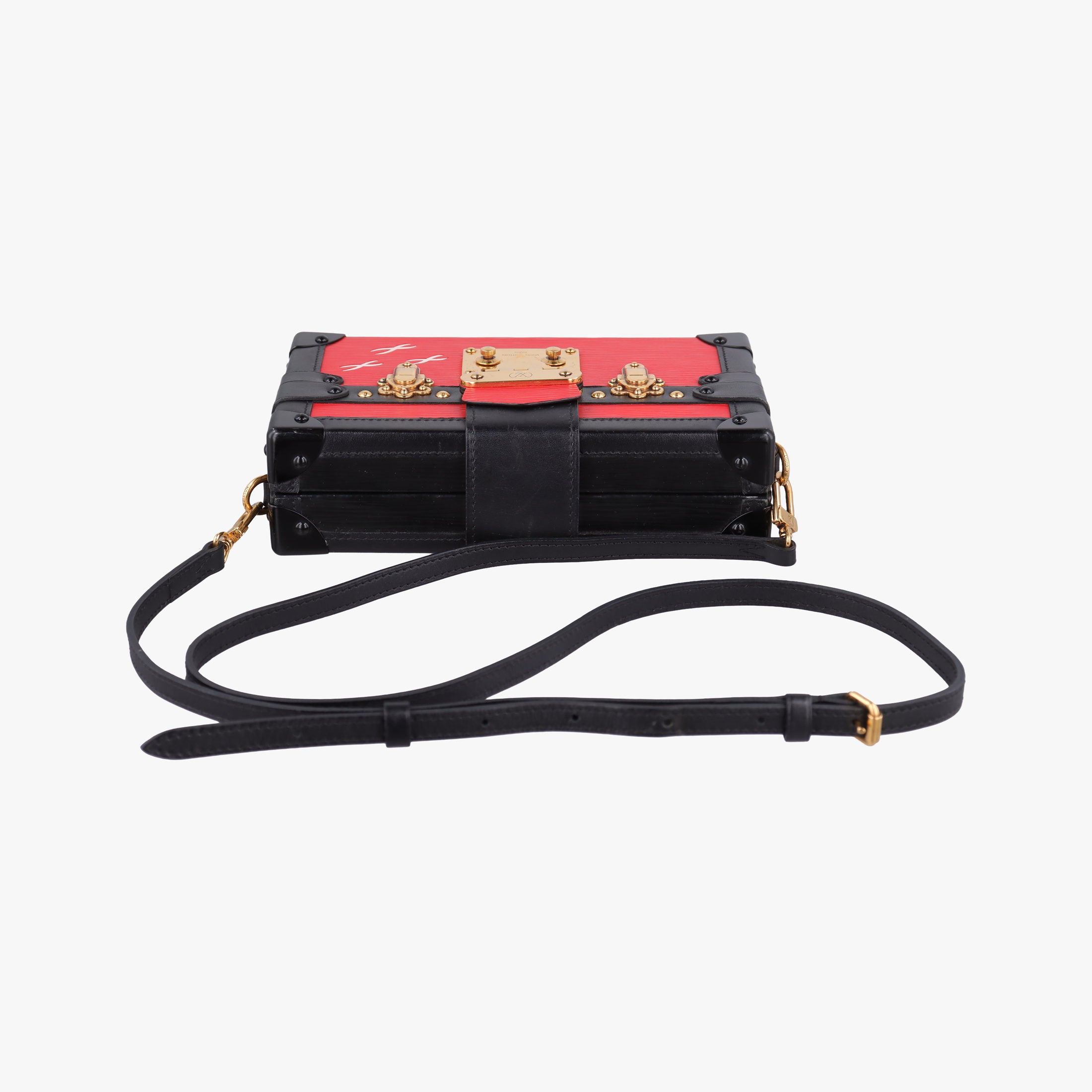 PETITE MALLE Noir×COQUELICOT epi×Leather M54651 DU3175プティット マル ノワール×コクリコ エピ ×レザー M54651 DU3175