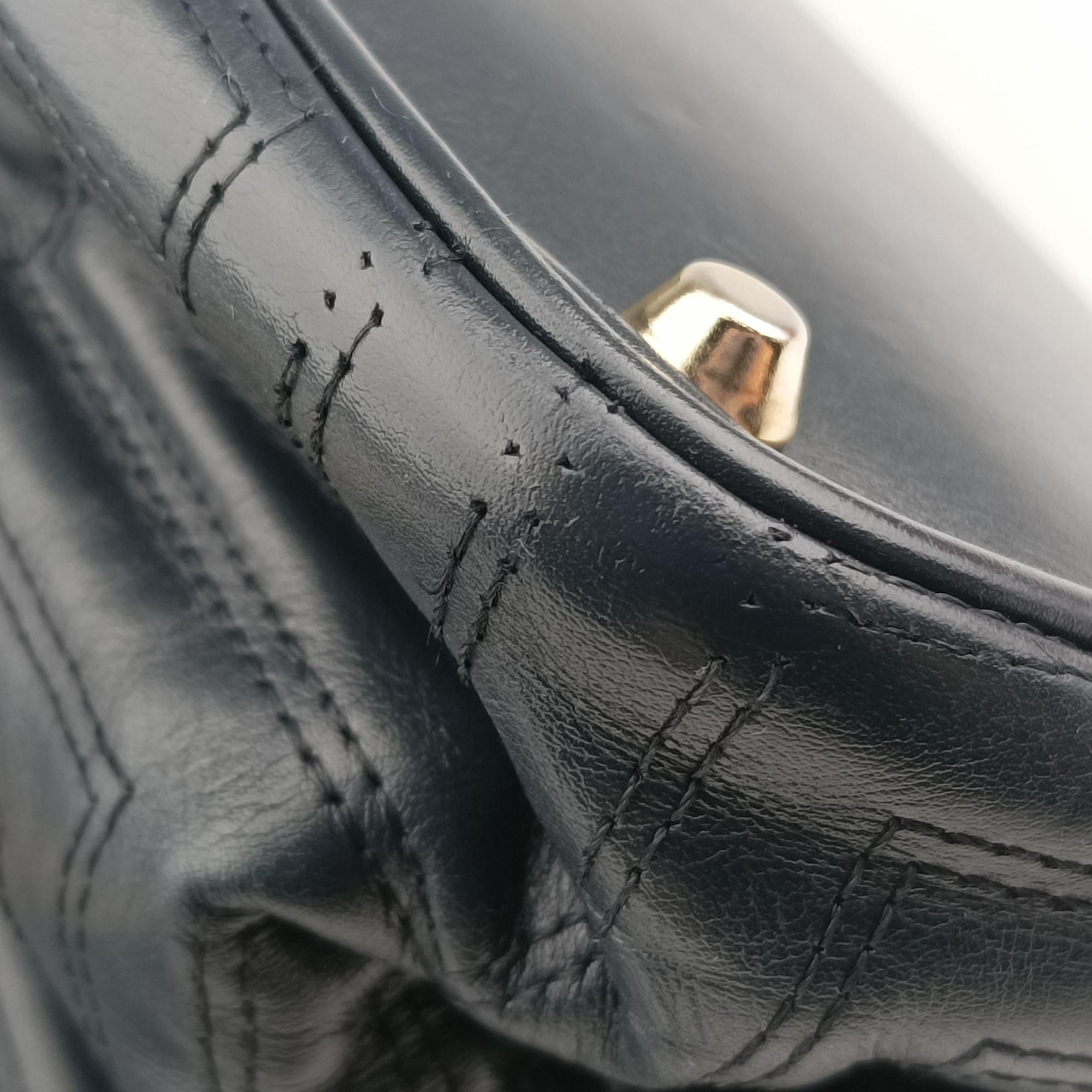 Medusa quilted Navy Leather メドゥーサ キルティング ネービー レザー