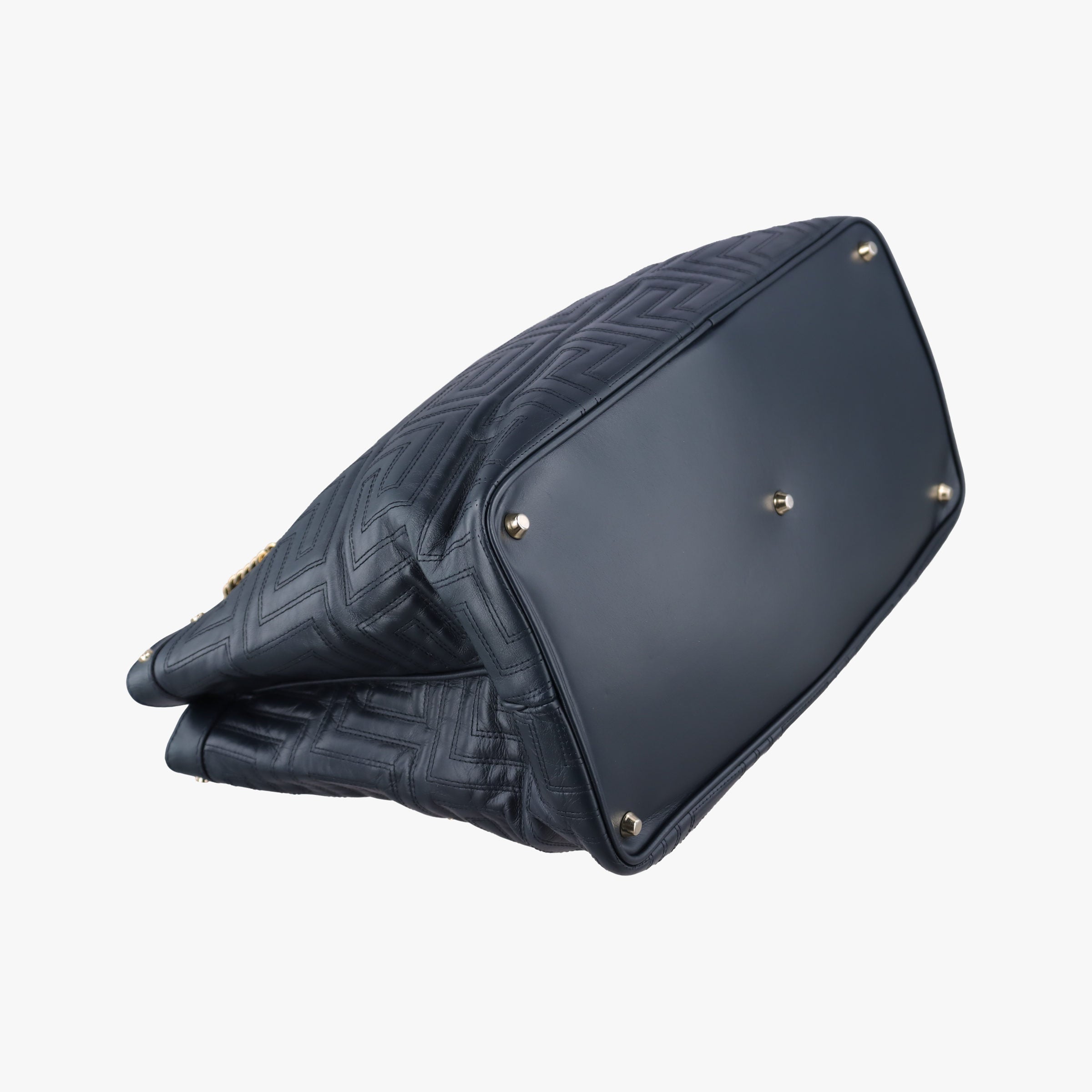 Medusa quilted Navy Leather メドゥーサ キルティング ネービー レザー